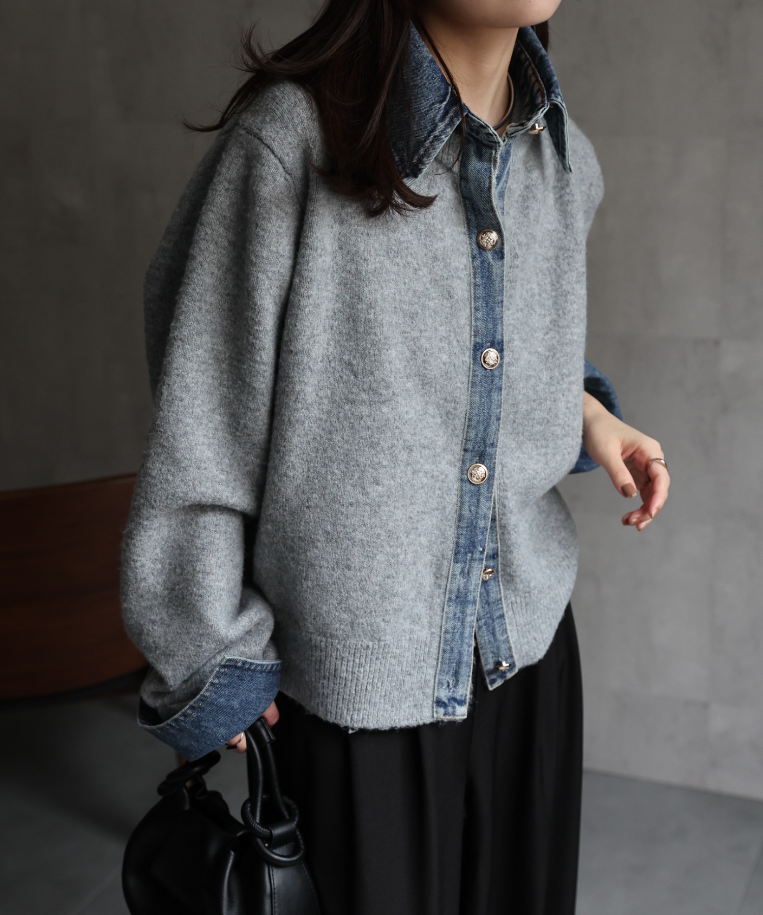 model：156cm 着用サイズ：FREE