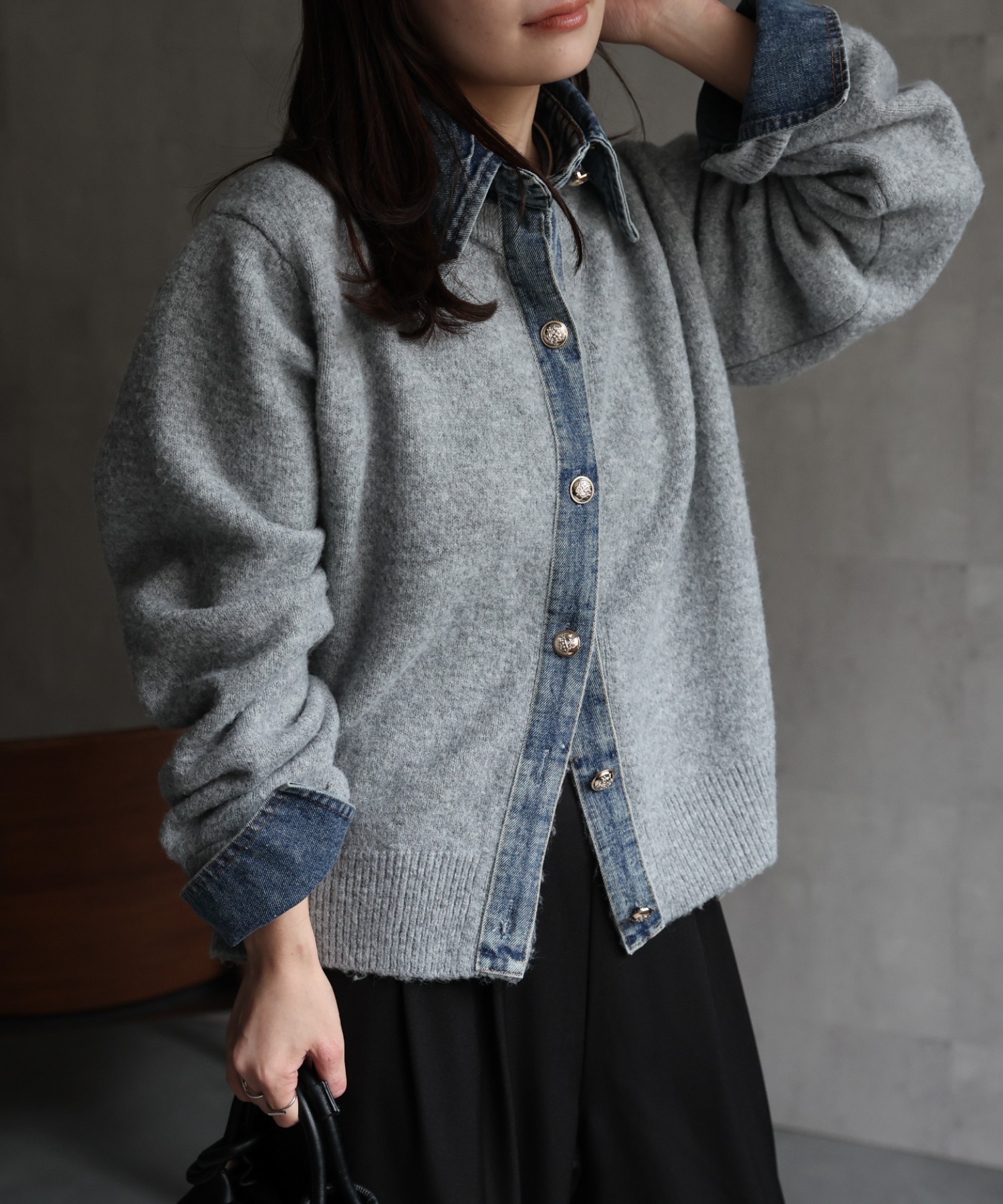 model：156cm 着用サイズ：FREE