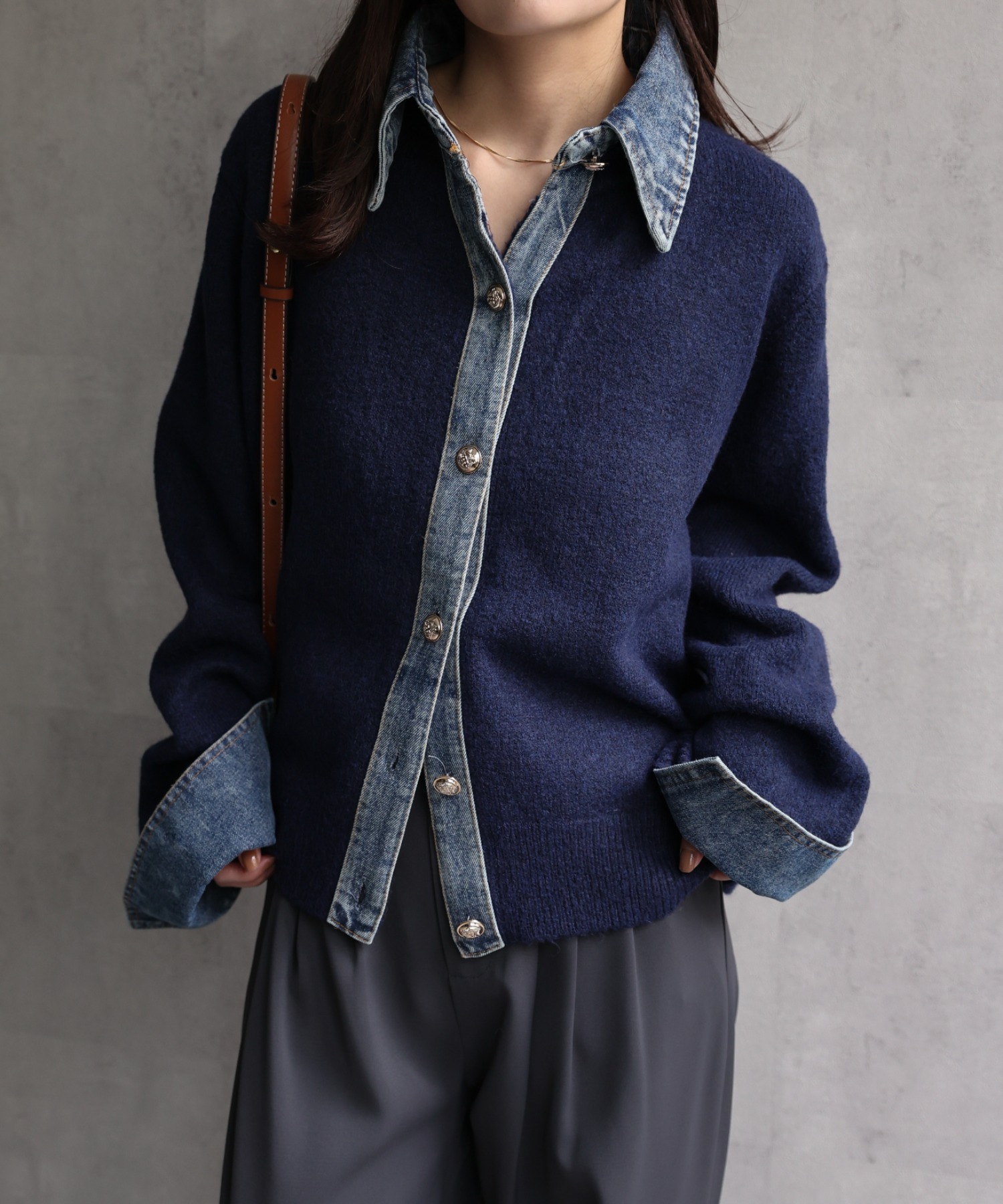 model：156cm 着用サイズ：FREE