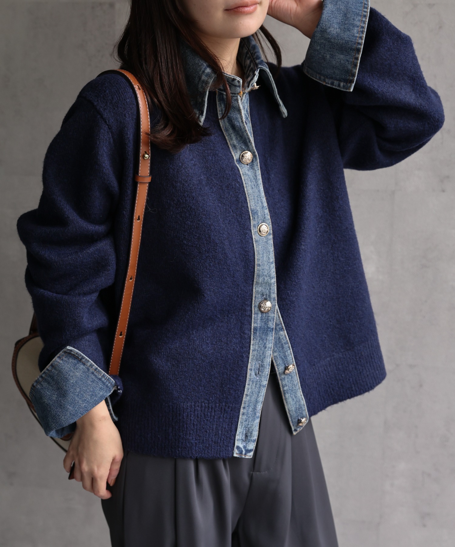 model：156cm 着用サイズ：FREE