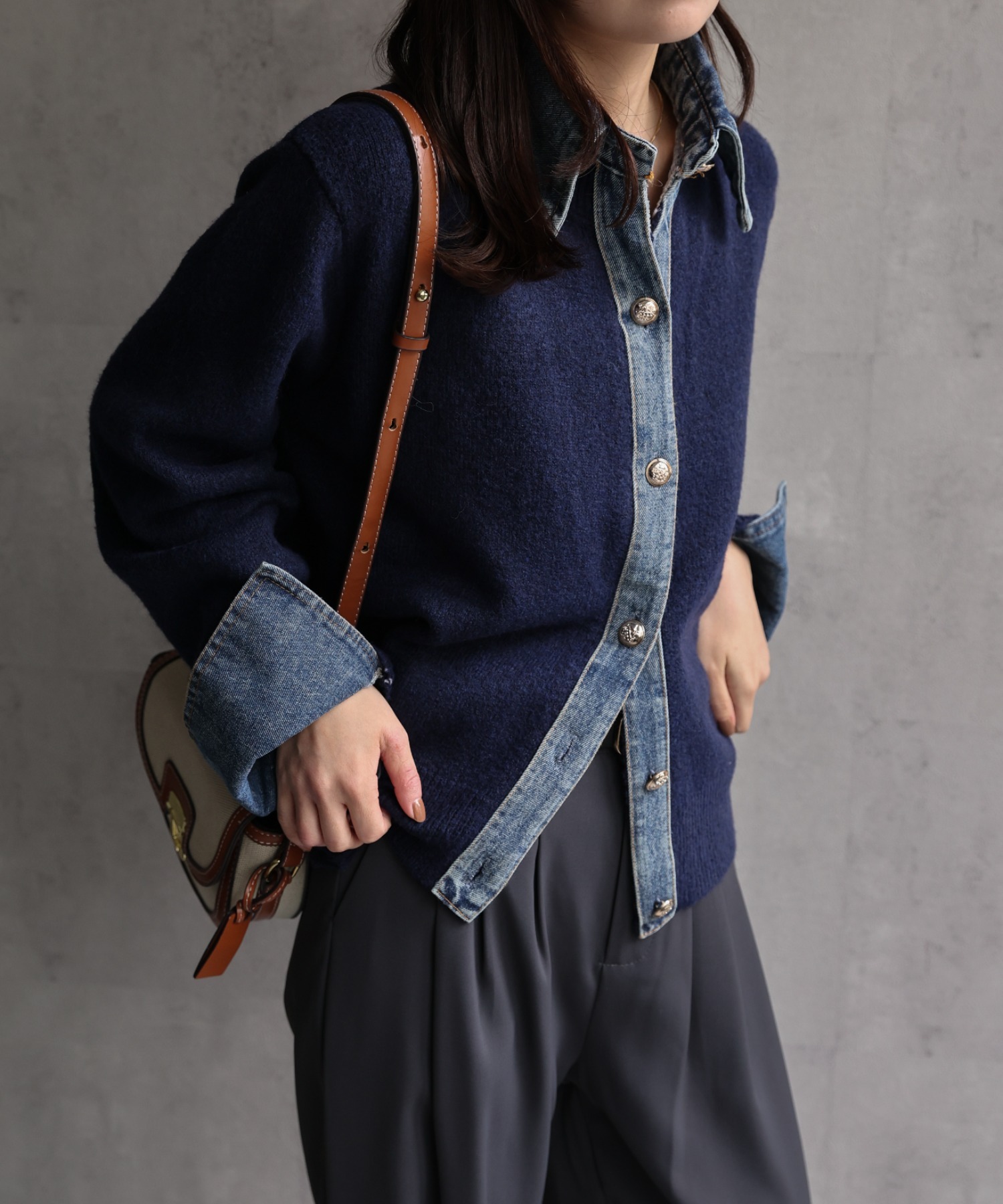 model：156cm 着用サイズ：FREE