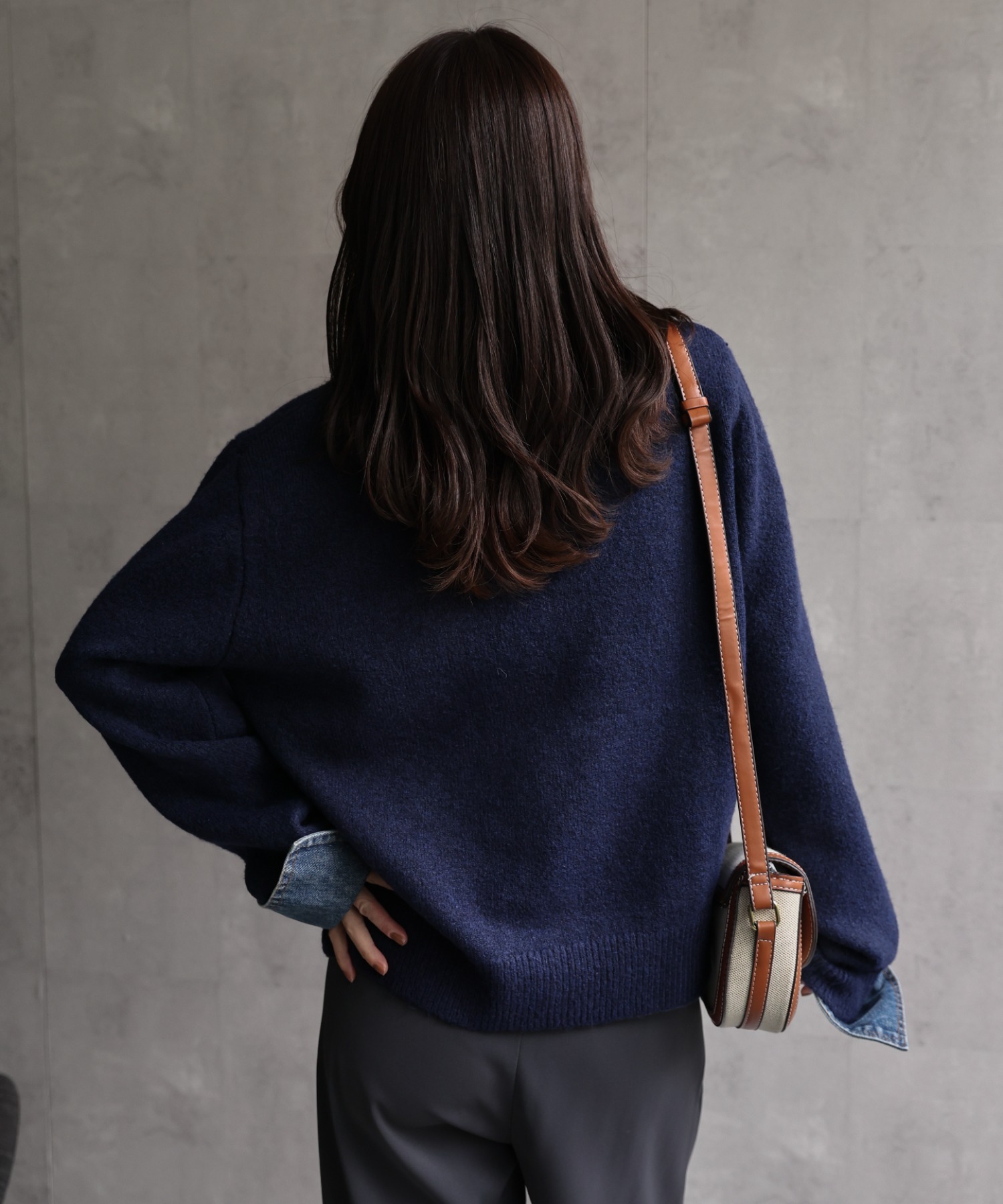 model：156cm 着用サイズ：FREE
