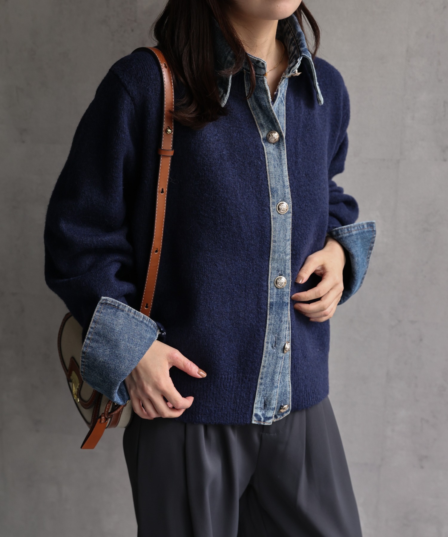 model：156cm 着用サイズ：FREE