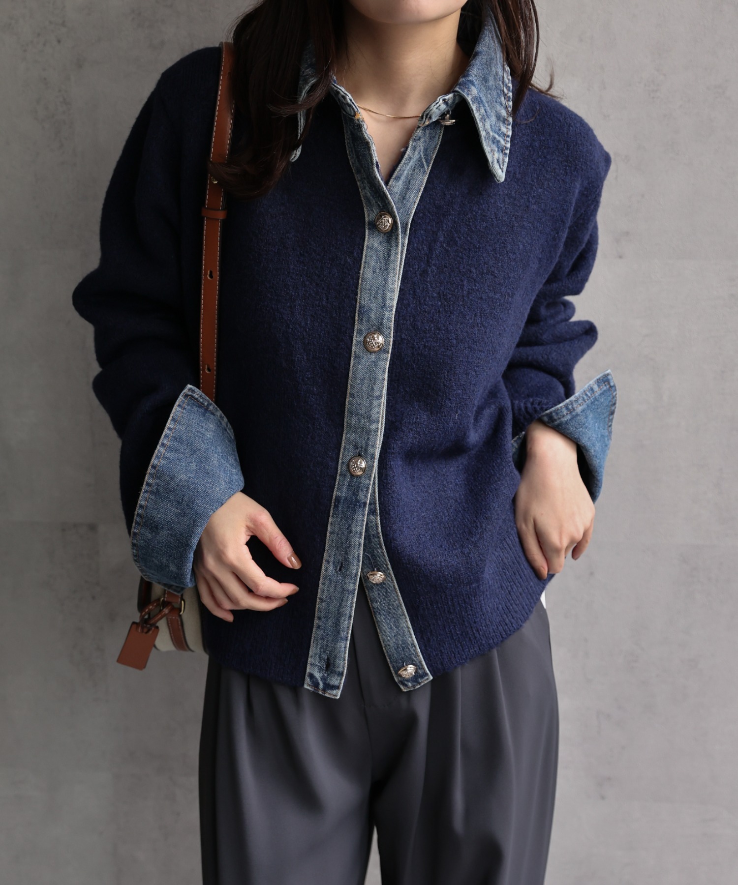 model：156cm 着用サイズ：FREE