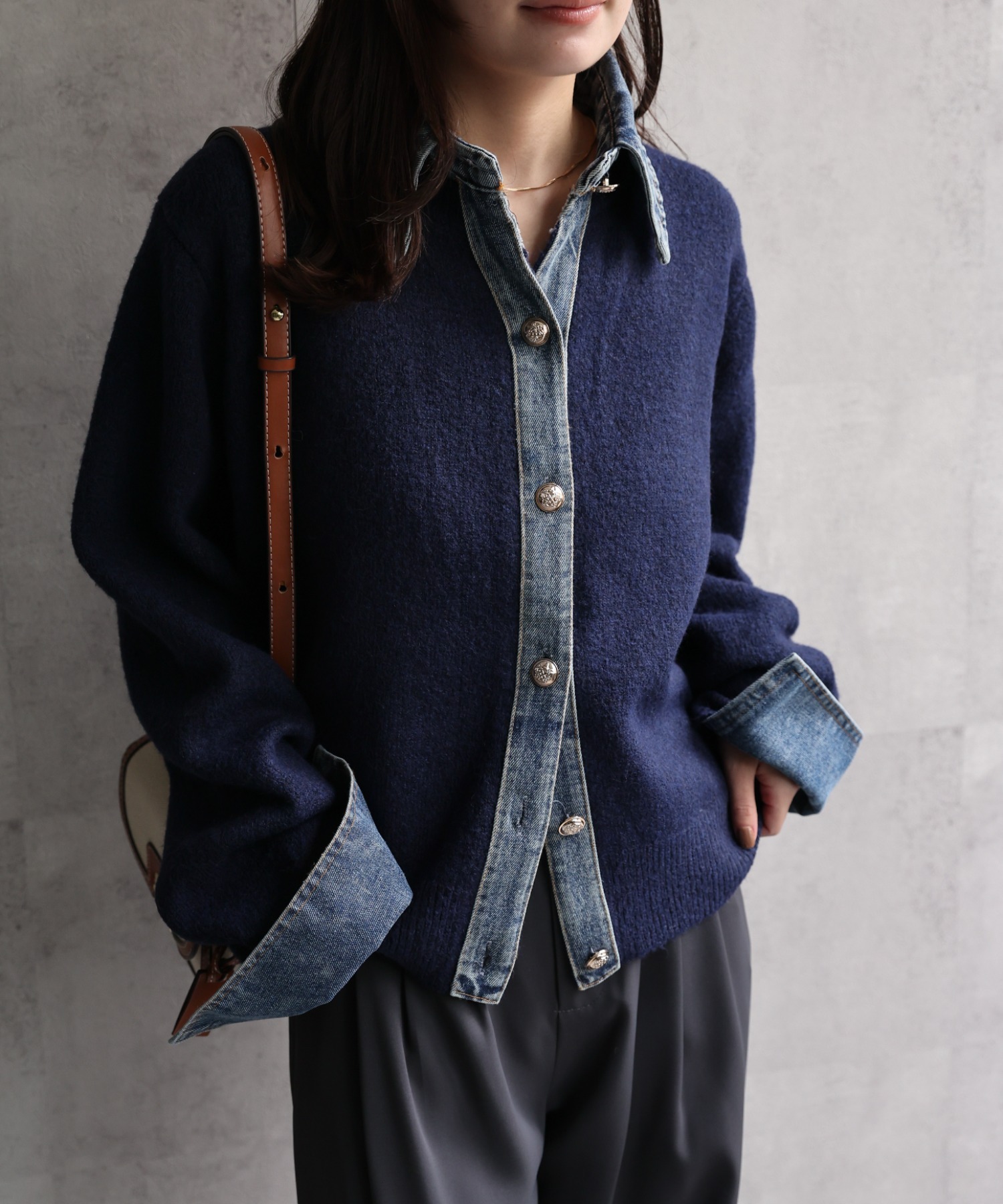 model：156cm 着用サイズ：FREE
