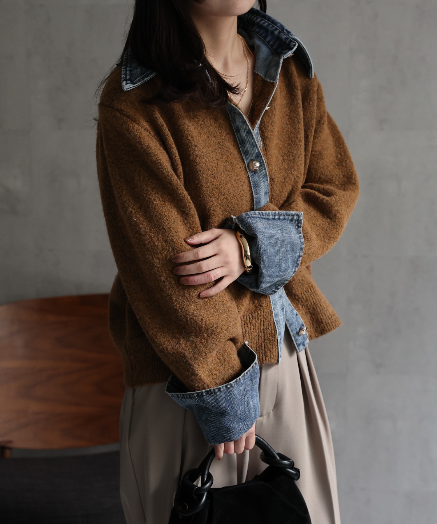 model：156cm 着用サイズ：FREE