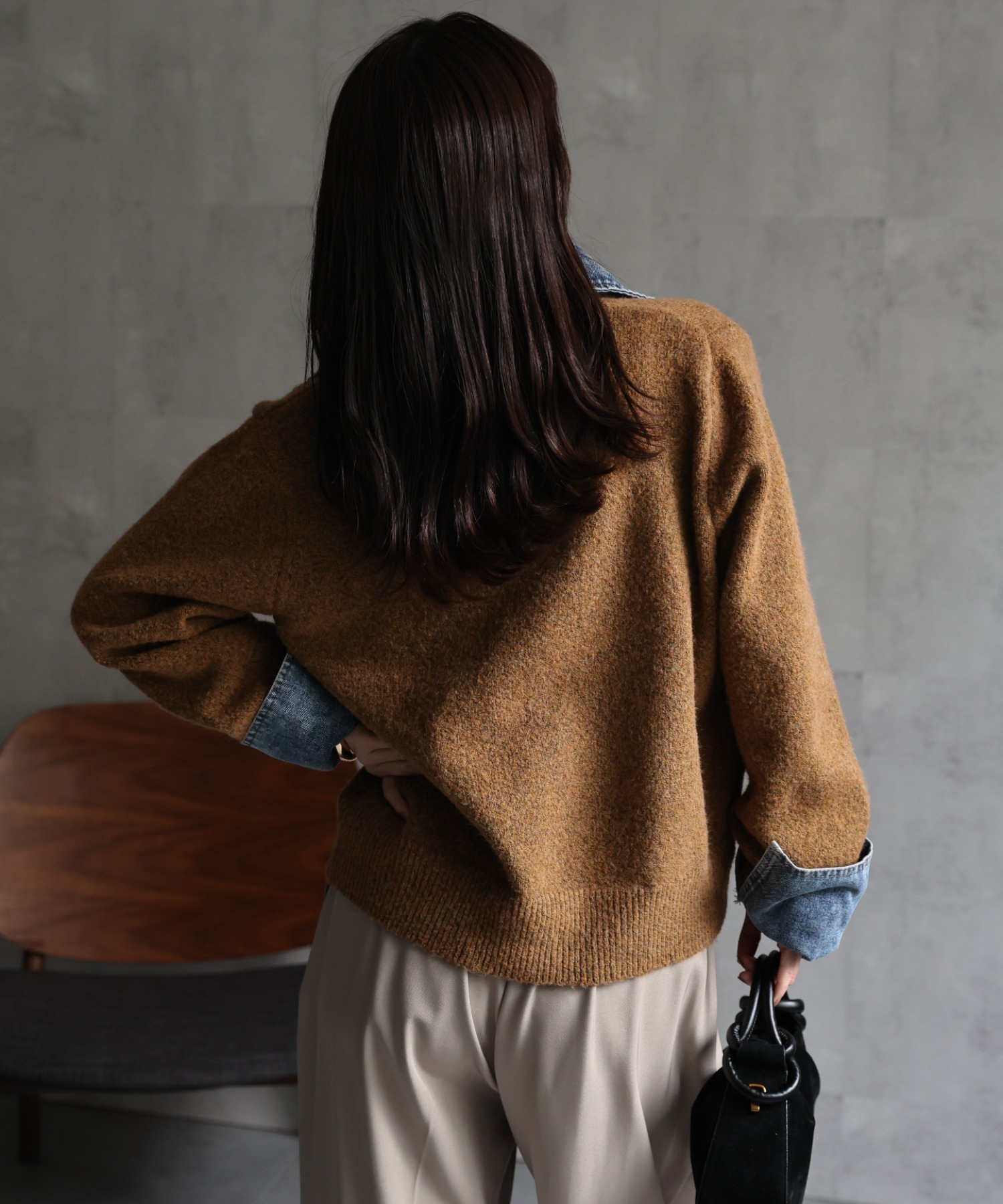 model：156cm 着用サイズ：FREE