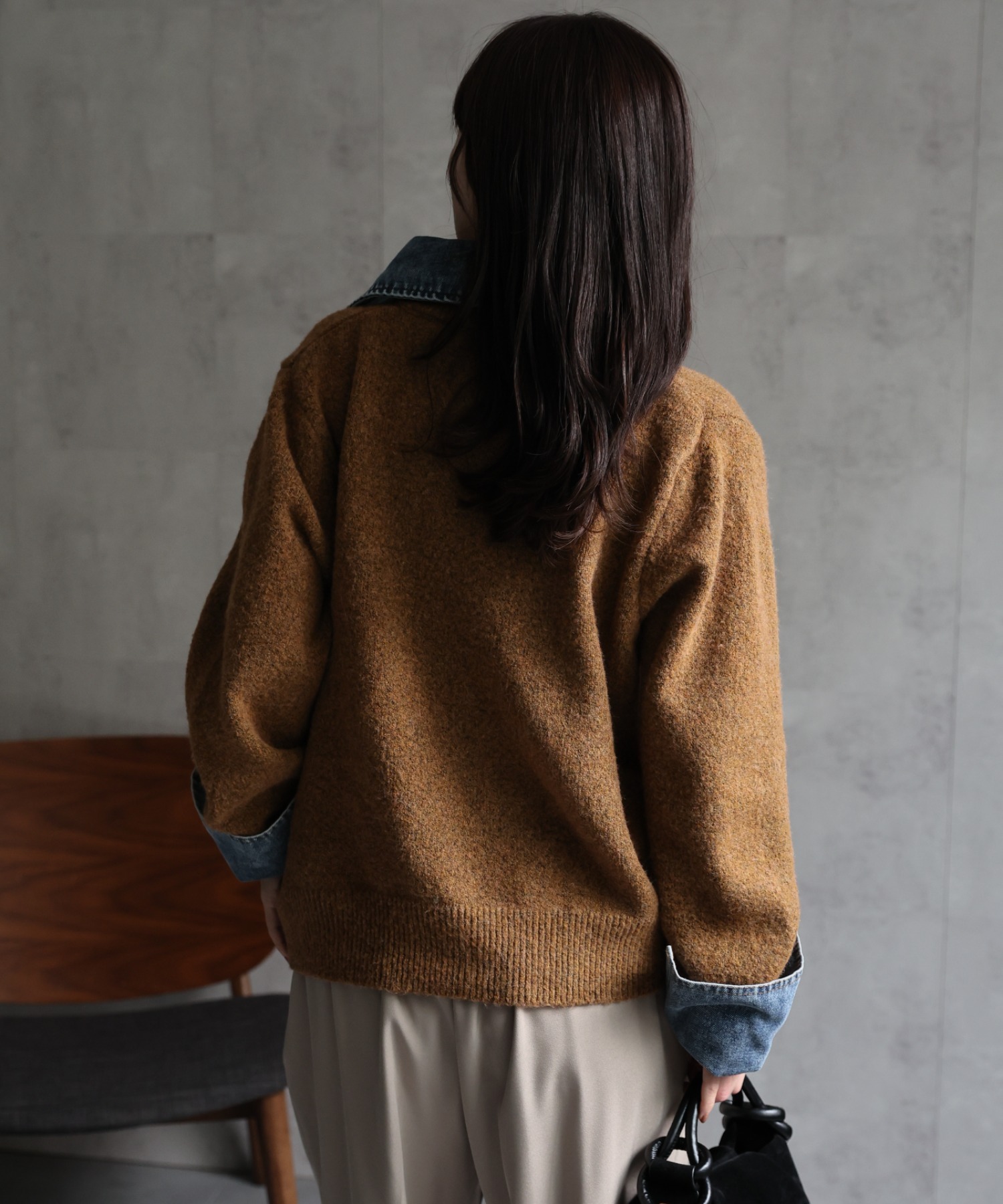 model：156cm 着用サイズ：FREE