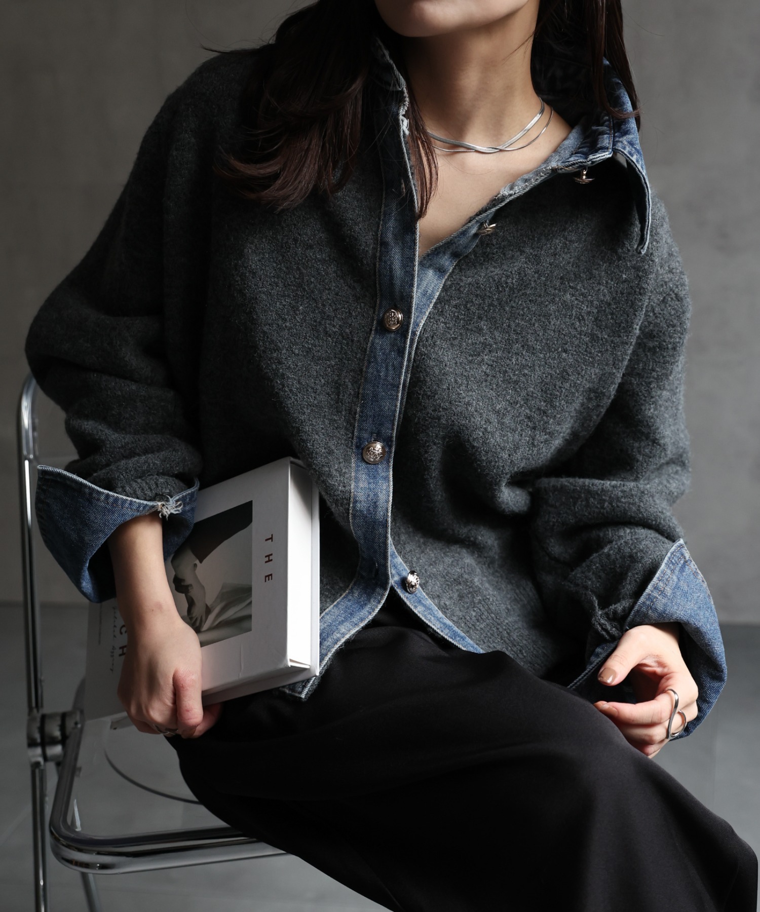 model：156cm 着用サイズ：FREE