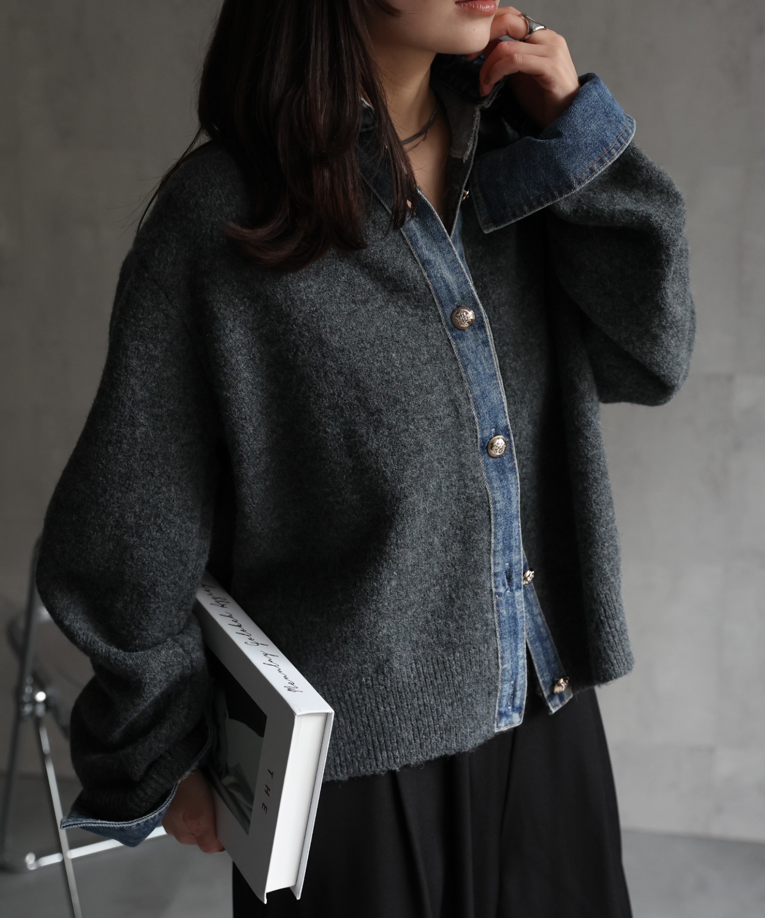 model：156cm 着用サイズ：FREE
