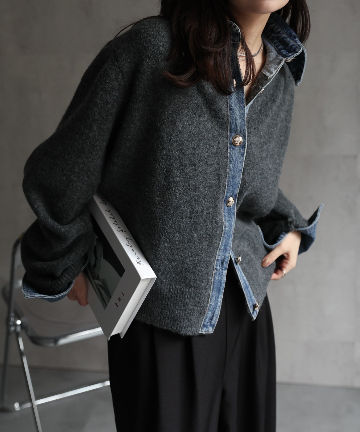 model：156cm 着用サイズ：FREE