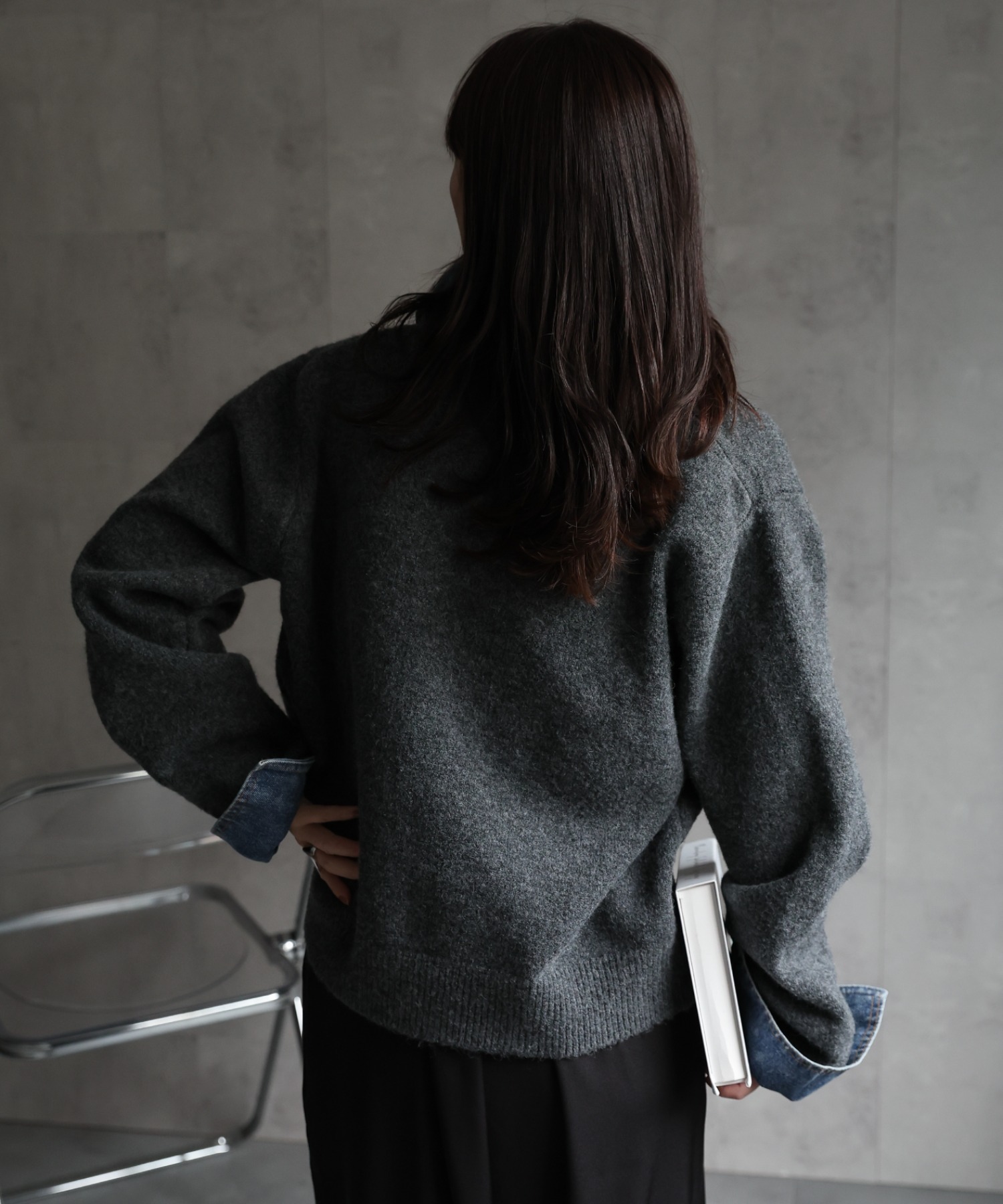 model：156cm 着用サイズ：FREE