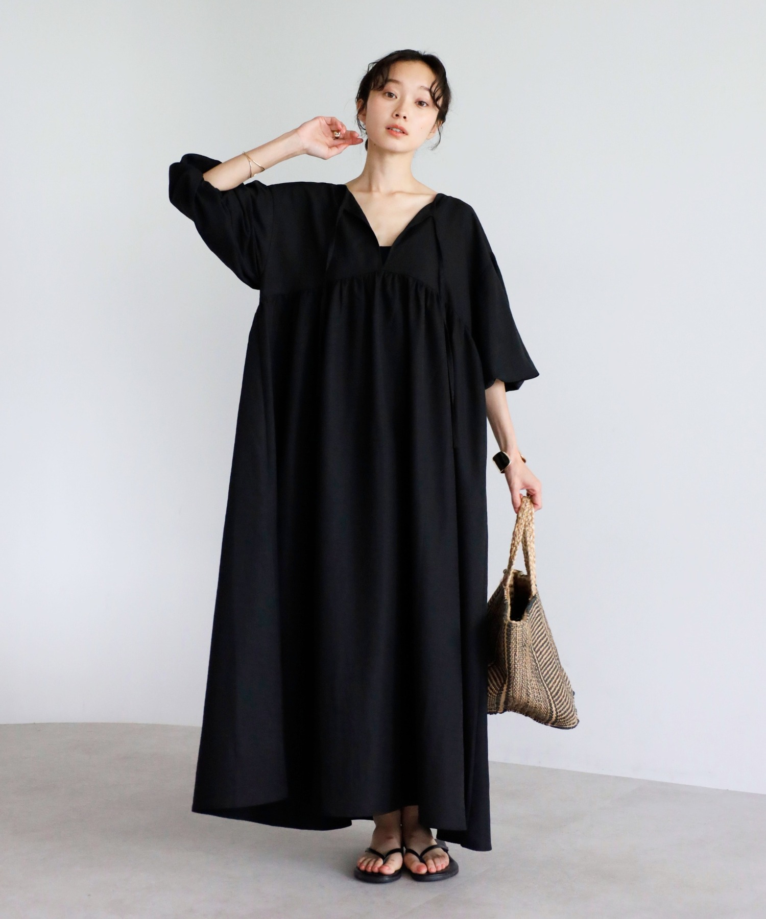 model：H161 着用サイズ：FREE