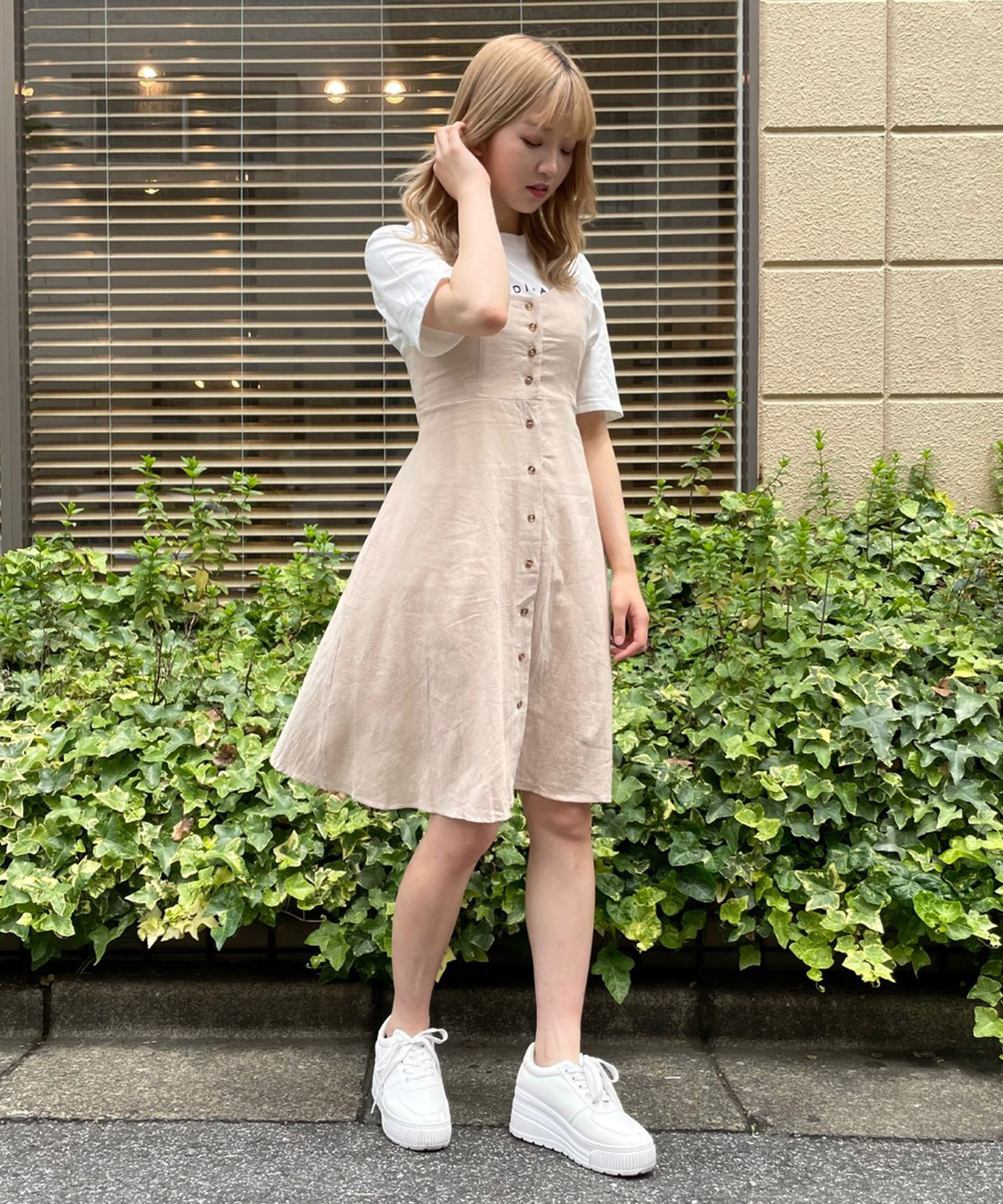 Titty Co Petit バックリボンキャミワンピース Titty Co Petit Titty Co Online Store ティティーアンドコーオンラインストア