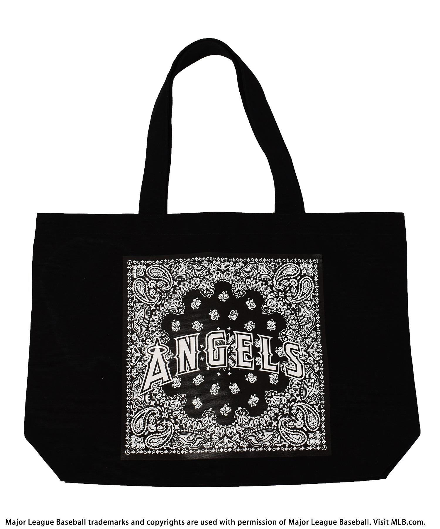 MLB】ANGELSバンダナスクエアロゴトートBAG BACK TO THE FIELD