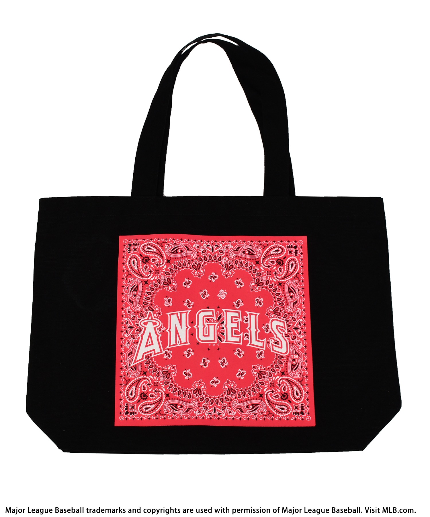 MLB】ANGELSバンダナスクエアロゴトートBAG BACK TO THE FIELD