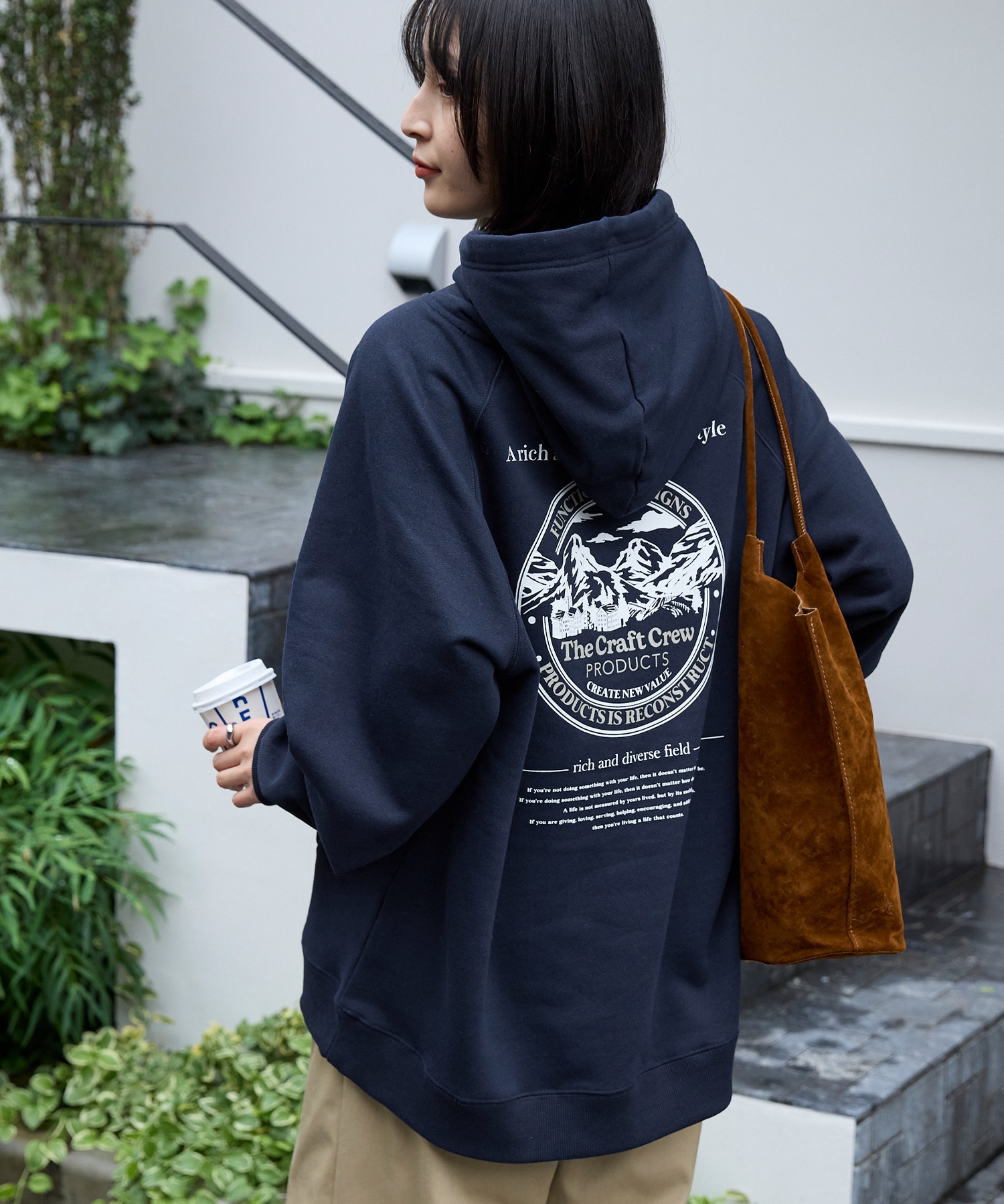 ジェネラルリサーチ　パーカー ヘビーウェイトファンクショナルUSAコットン ビッグシルエット