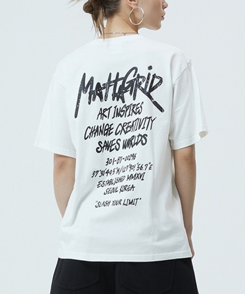 mahagrid/マハグリッド』PIGMENT GRAFFITI LOGO TEE/ピグメント
