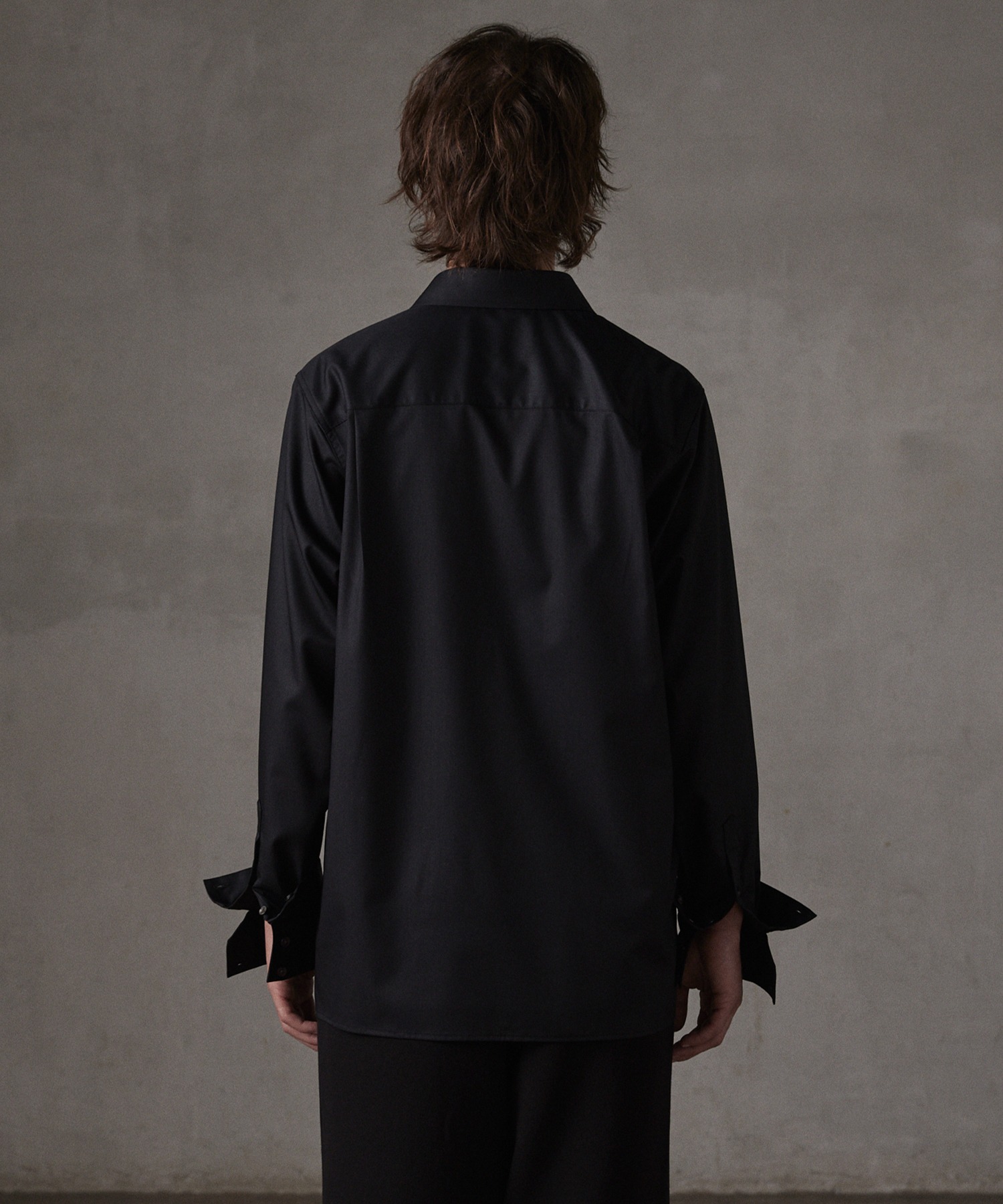 GRANCY】DoublecuffsDesign Curveline Shirt / ダブルカフスデザイン