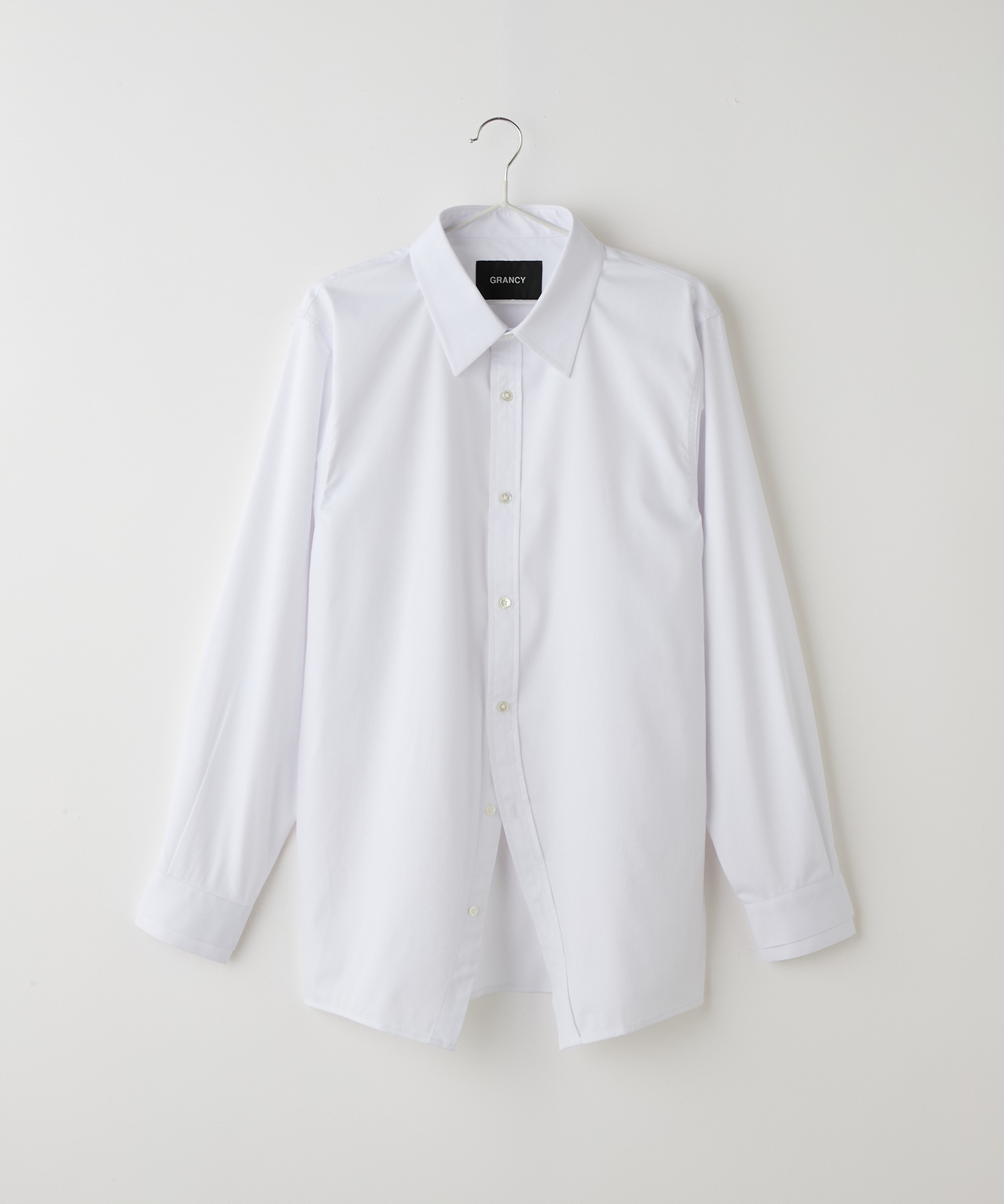 GRANCY】DoublecuffsDesign Curveline Shirt / ダブルカフスデザイン
