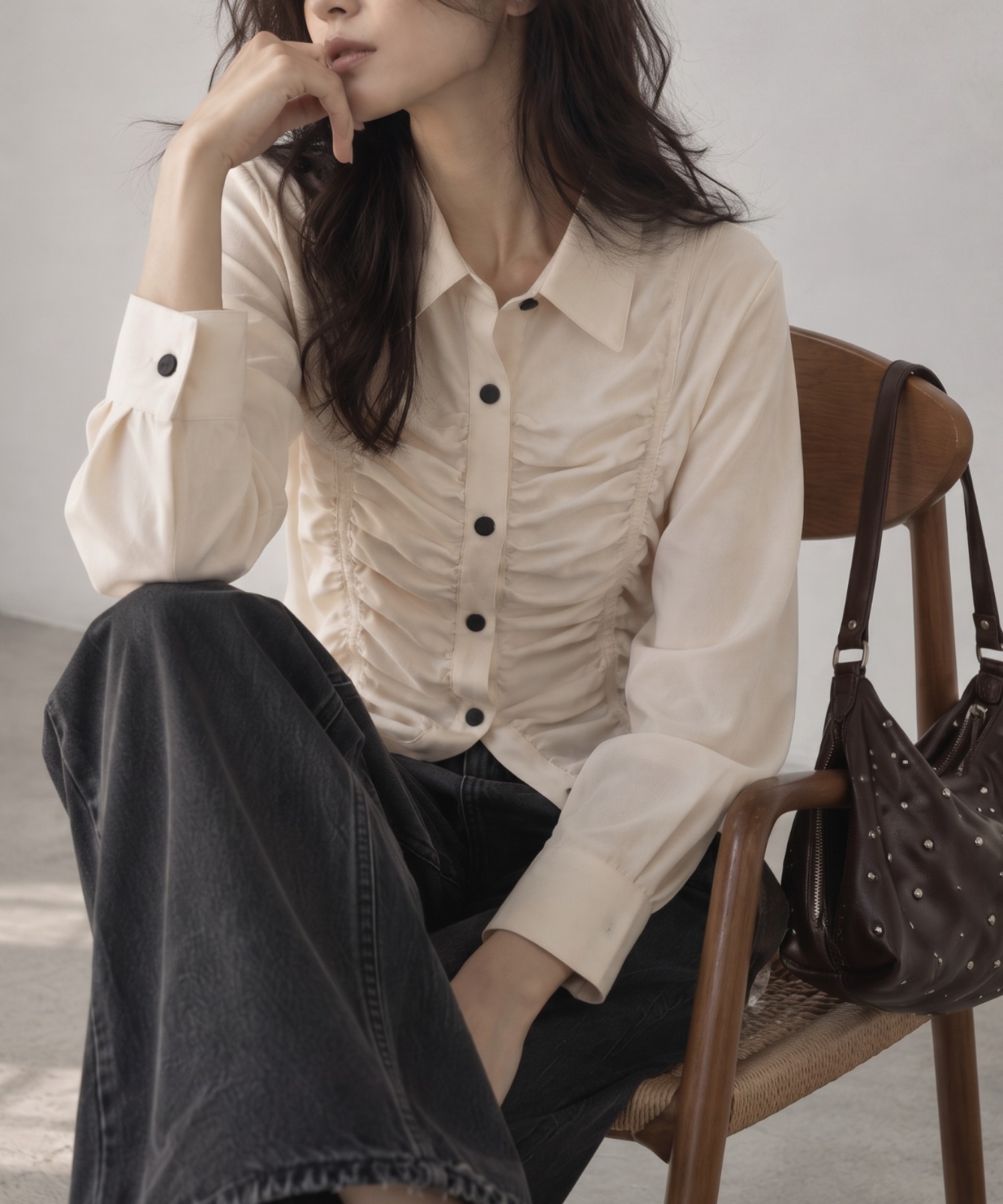 model：158cm 着用サイズ：FREE