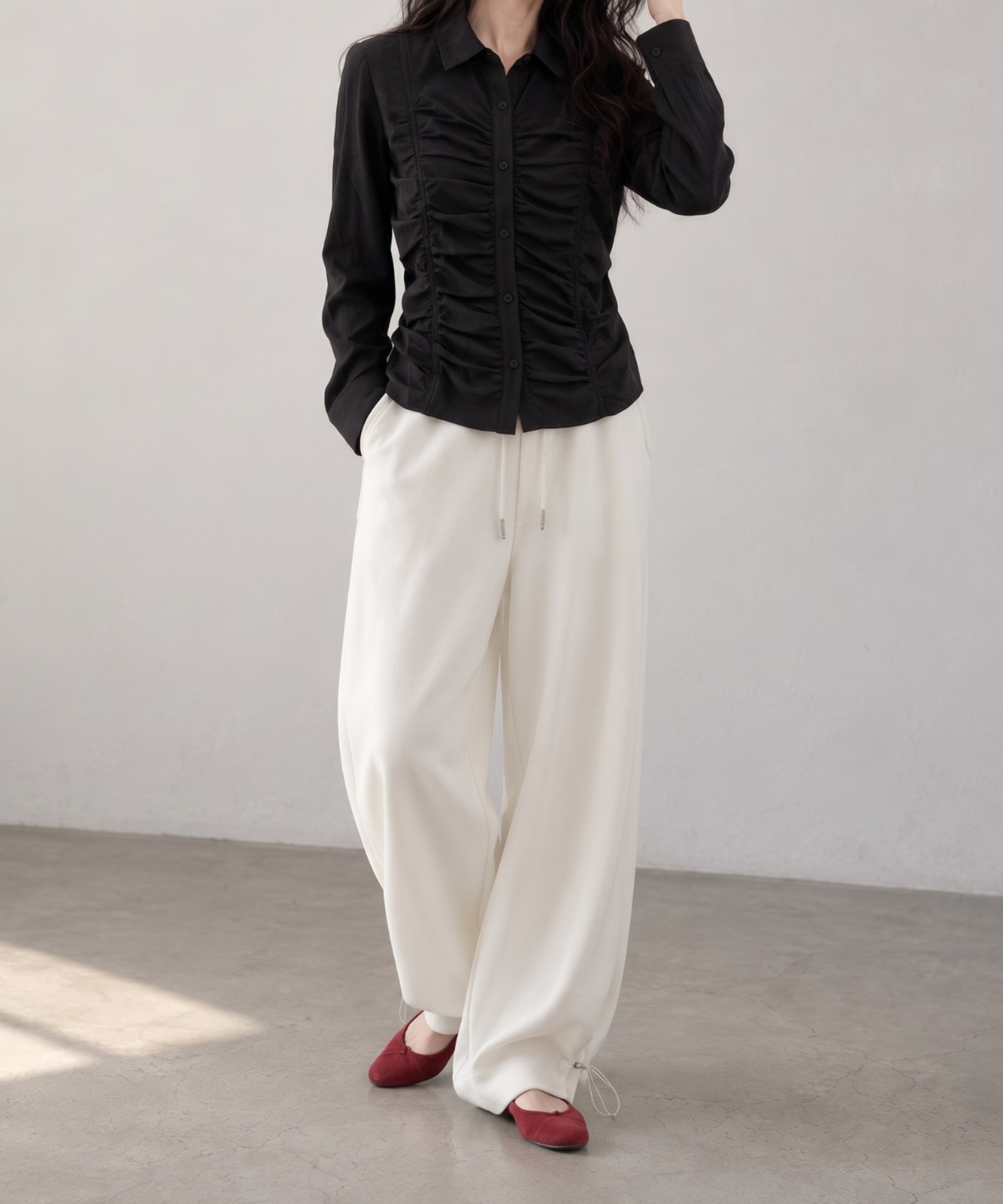 model：158cm 着用サイズ：FREE