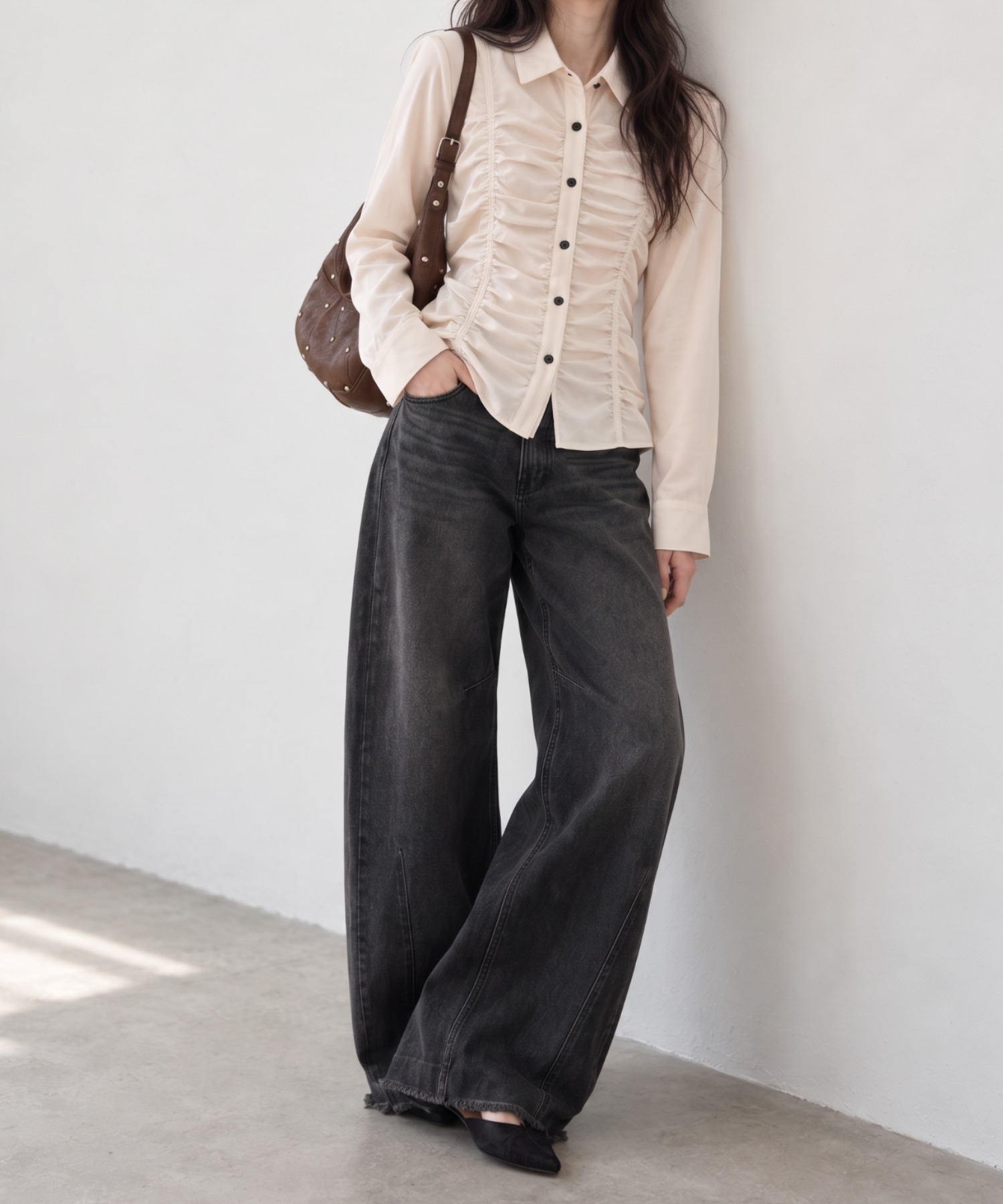 model：158cm 着用サイズ：FREE