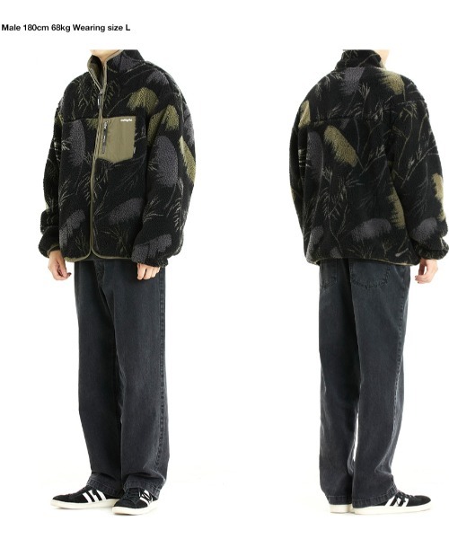 mahagrid/マハグリッド』PALM LEAF FLEECE JACKET/パームリーフフリース JKT mahagrid│A'GEM/9×.KOM【公式】｜韓国・ストリートブランド通販サイト  エージェムナイン ドットケーオーエム