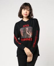 HYS CHANNEL リブ付Tシャツ