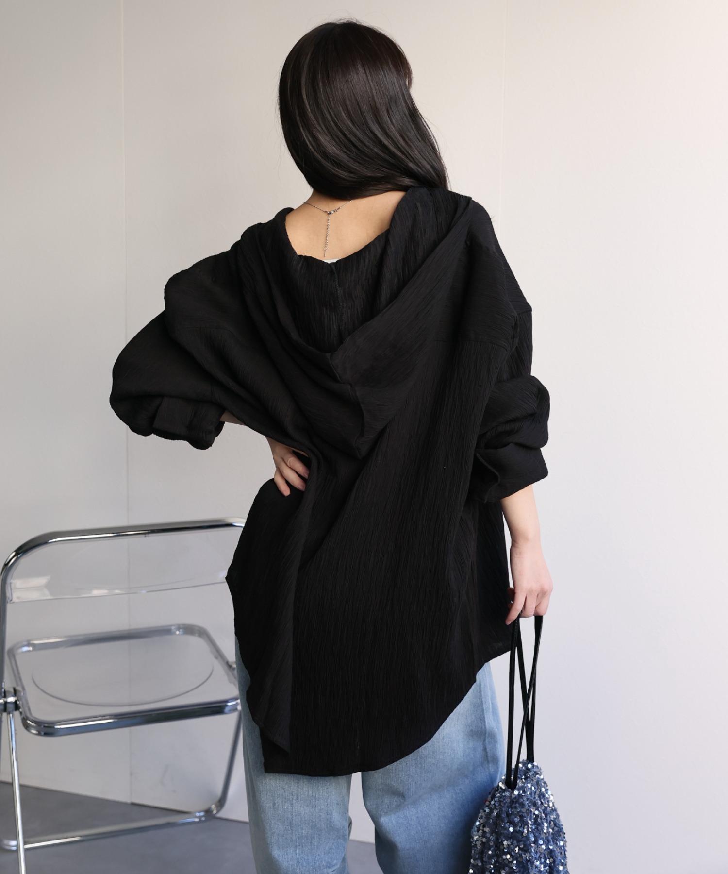model：156cm 着用サイズ：FREE