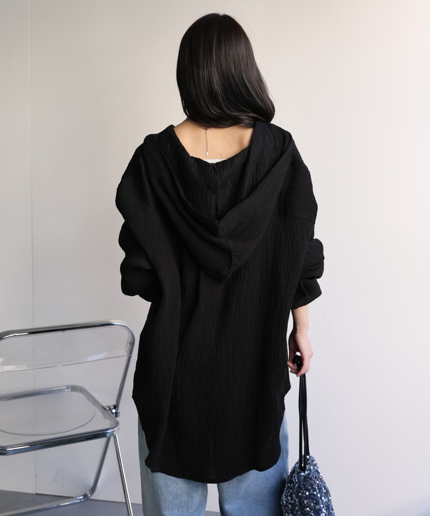 model：156cm 着用サイズ：FREE
