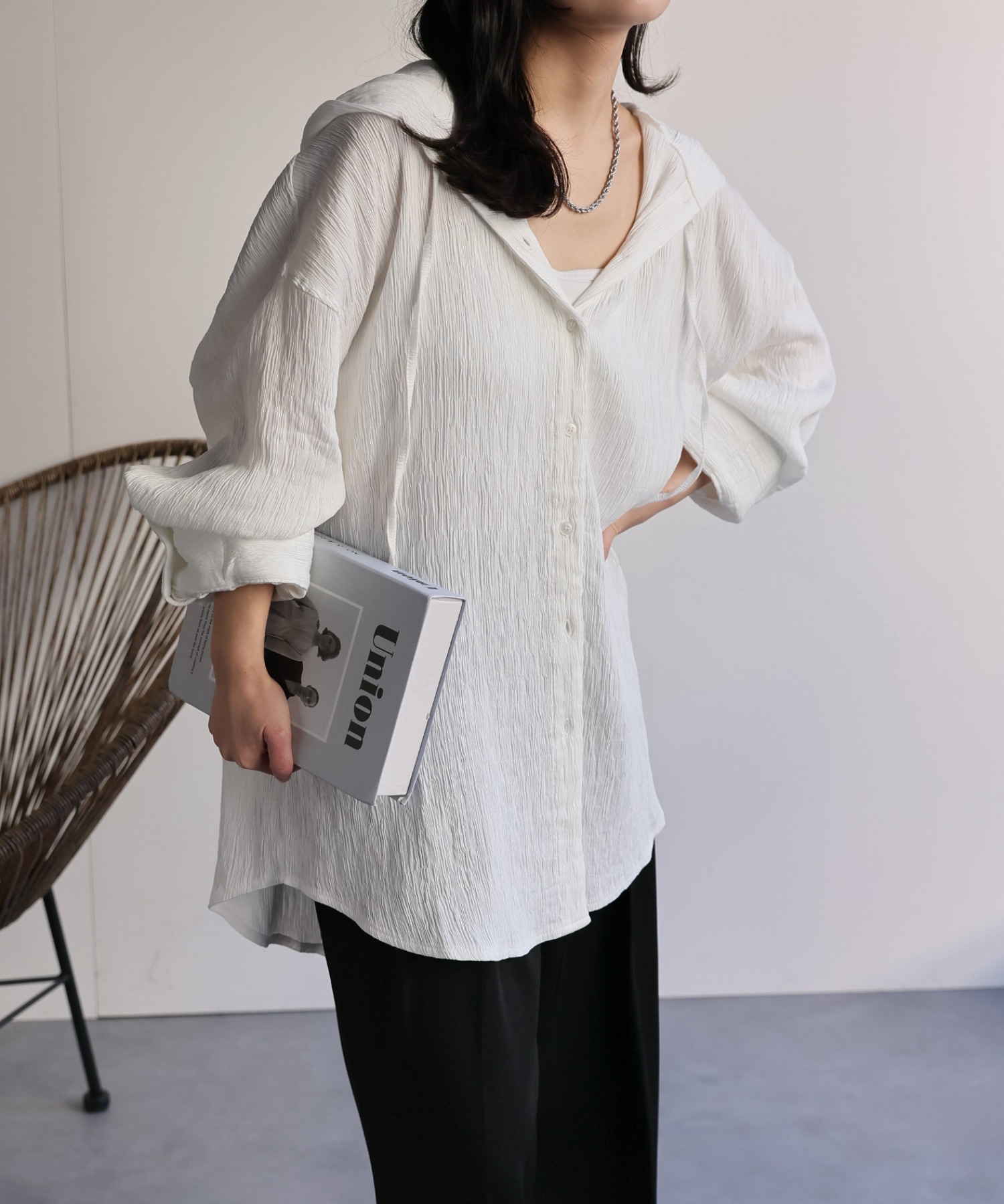 model：156cm 着用サイズ：FREE