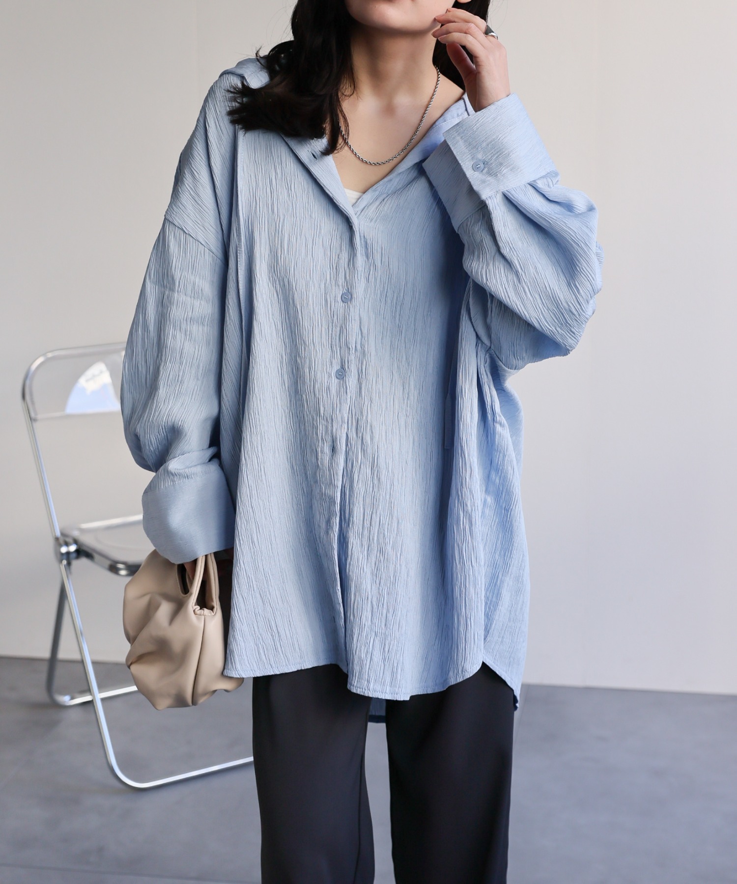 model：156cm 着用サイズ：FREE