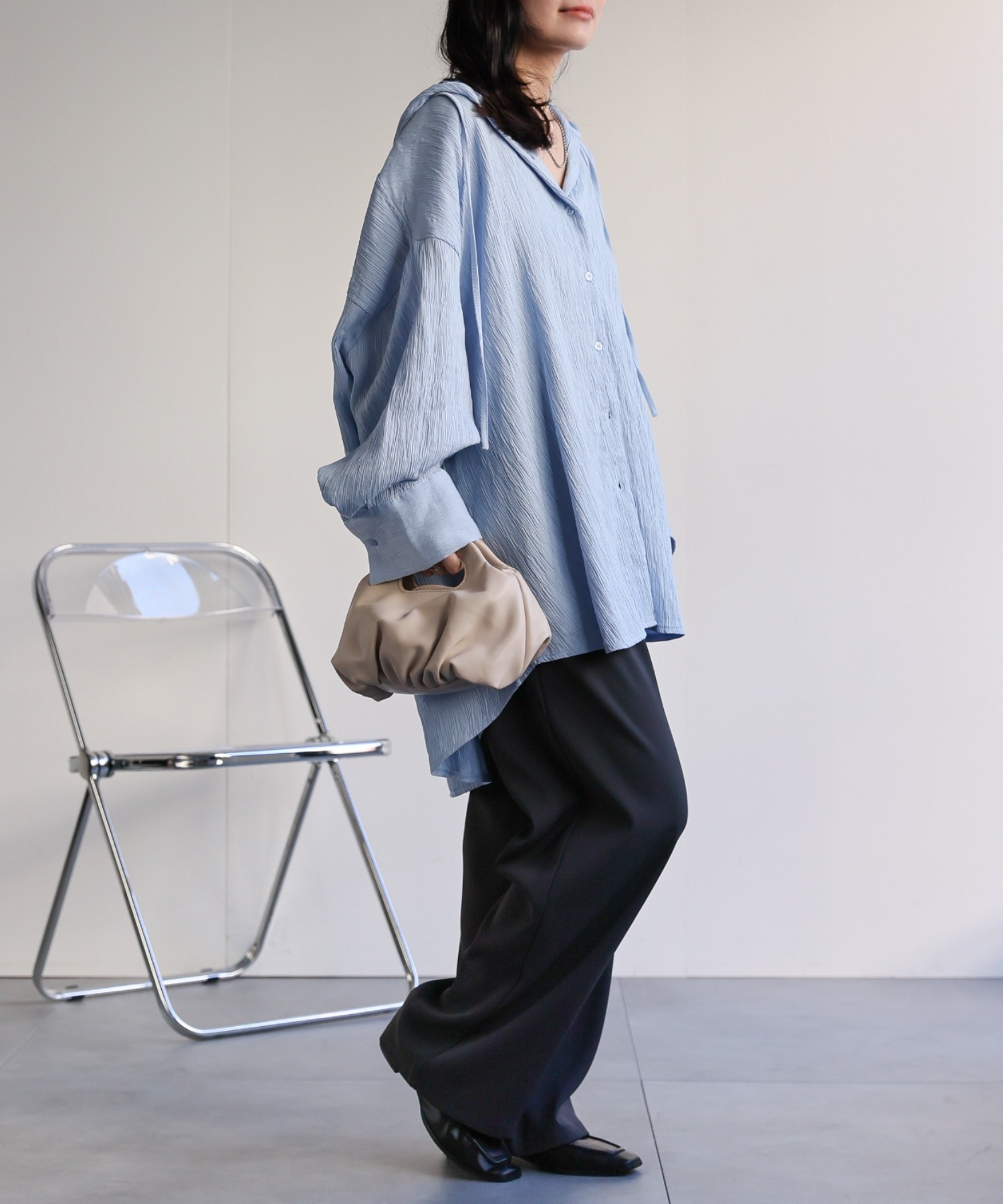 model：156cm 着用サイズ：FREE