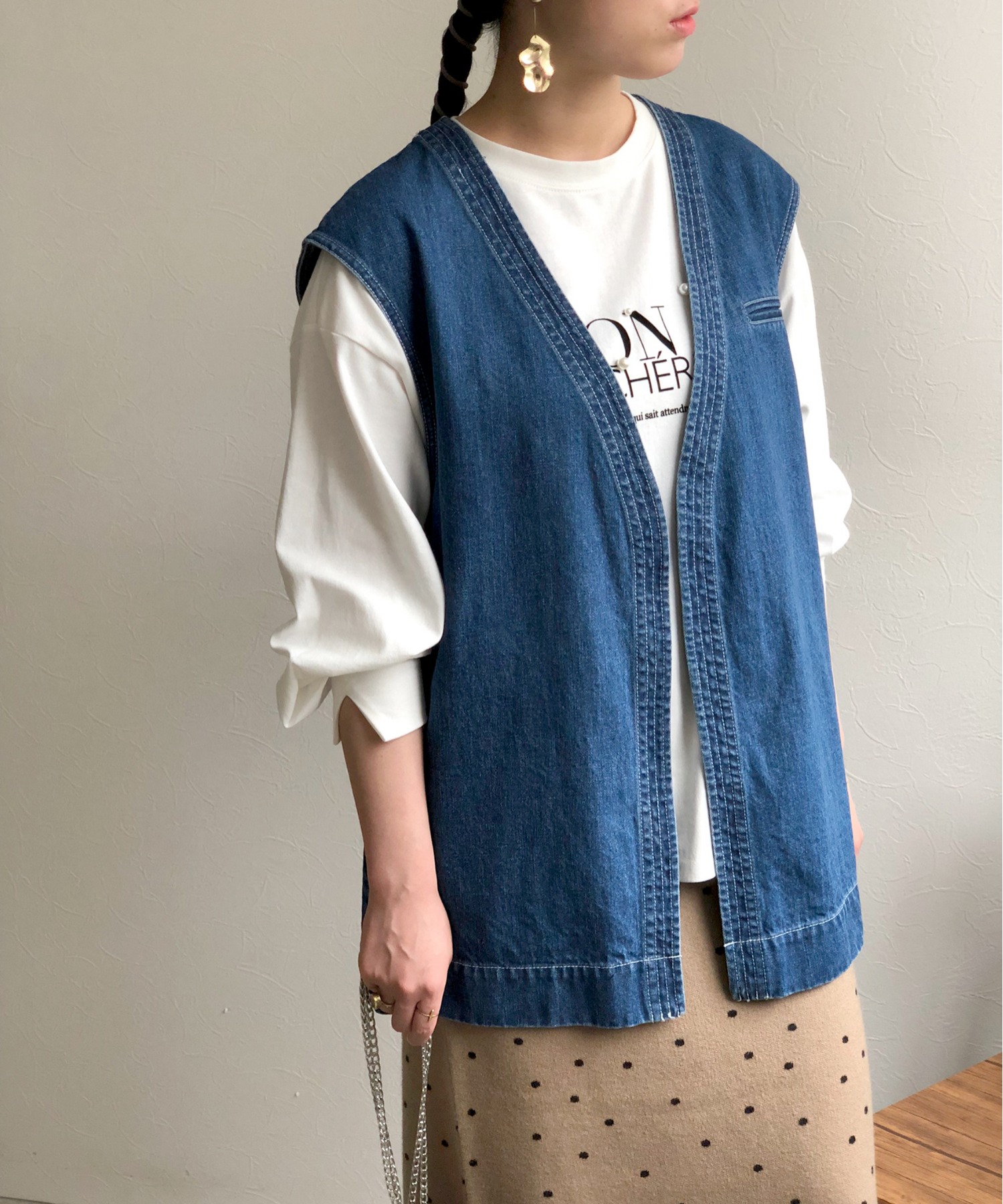 SALE／98%OFF】 デニムベスト econet.bi