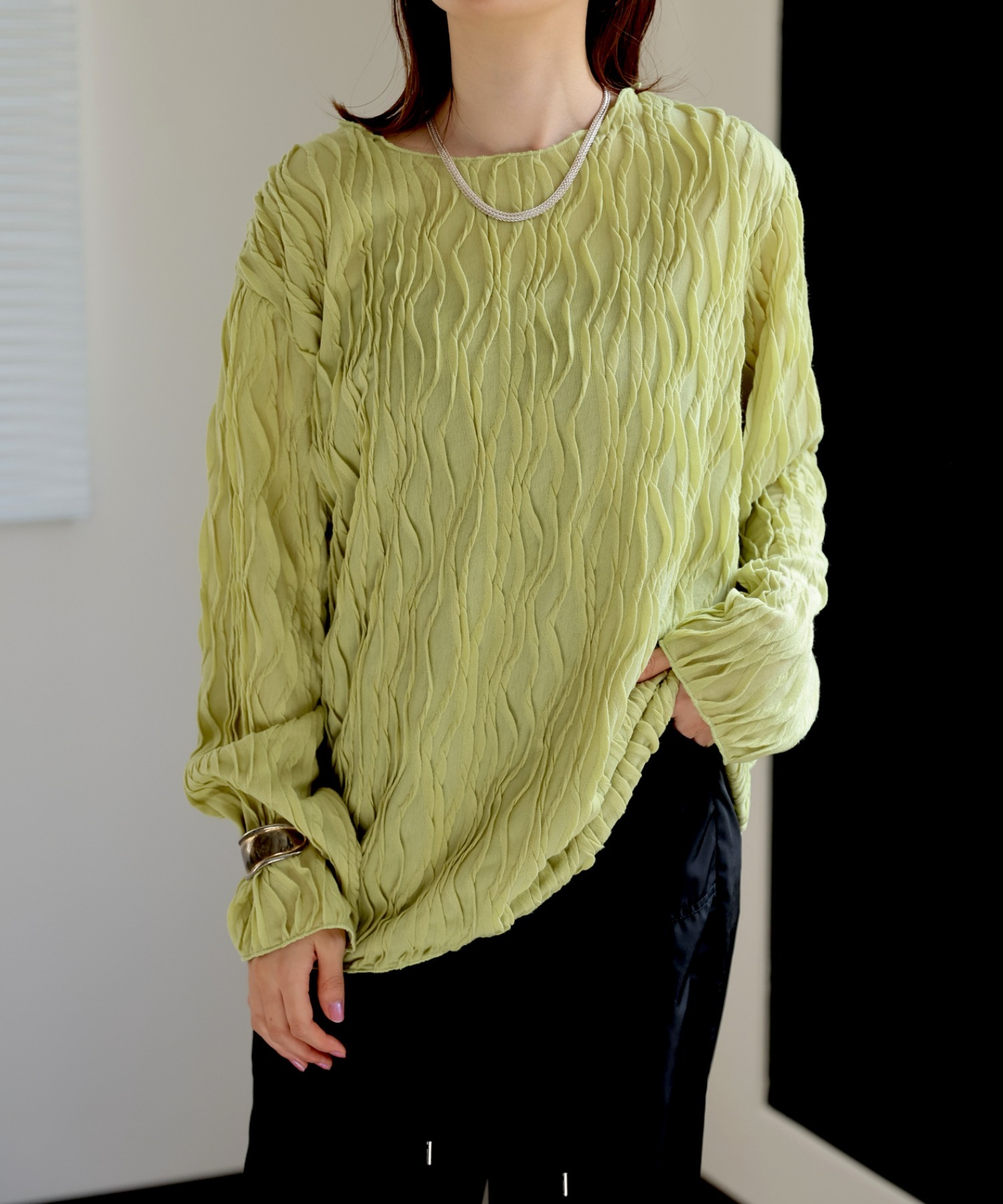 model:162cm着用サイズ：F