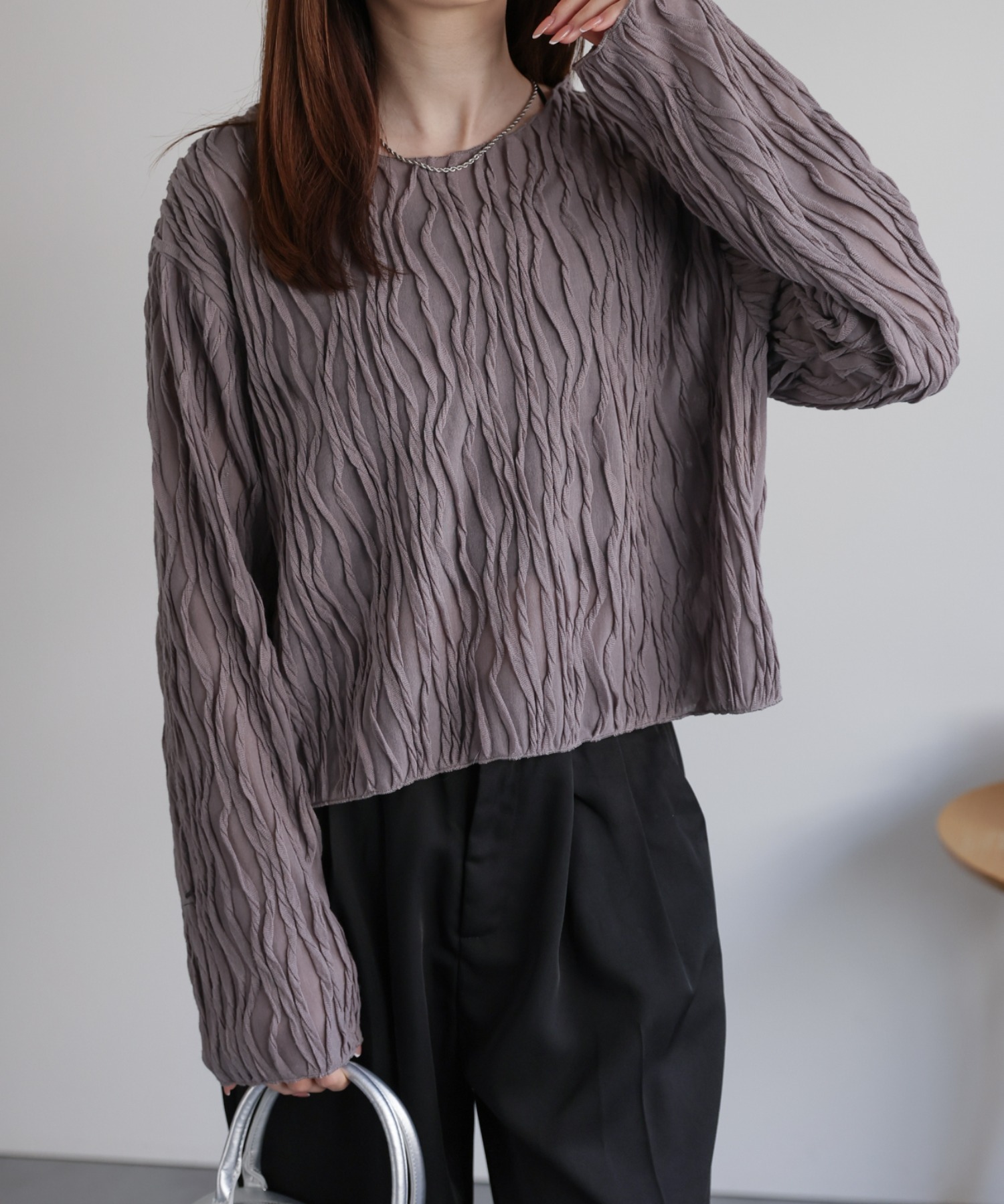 model：162㎝着用サイズ：S