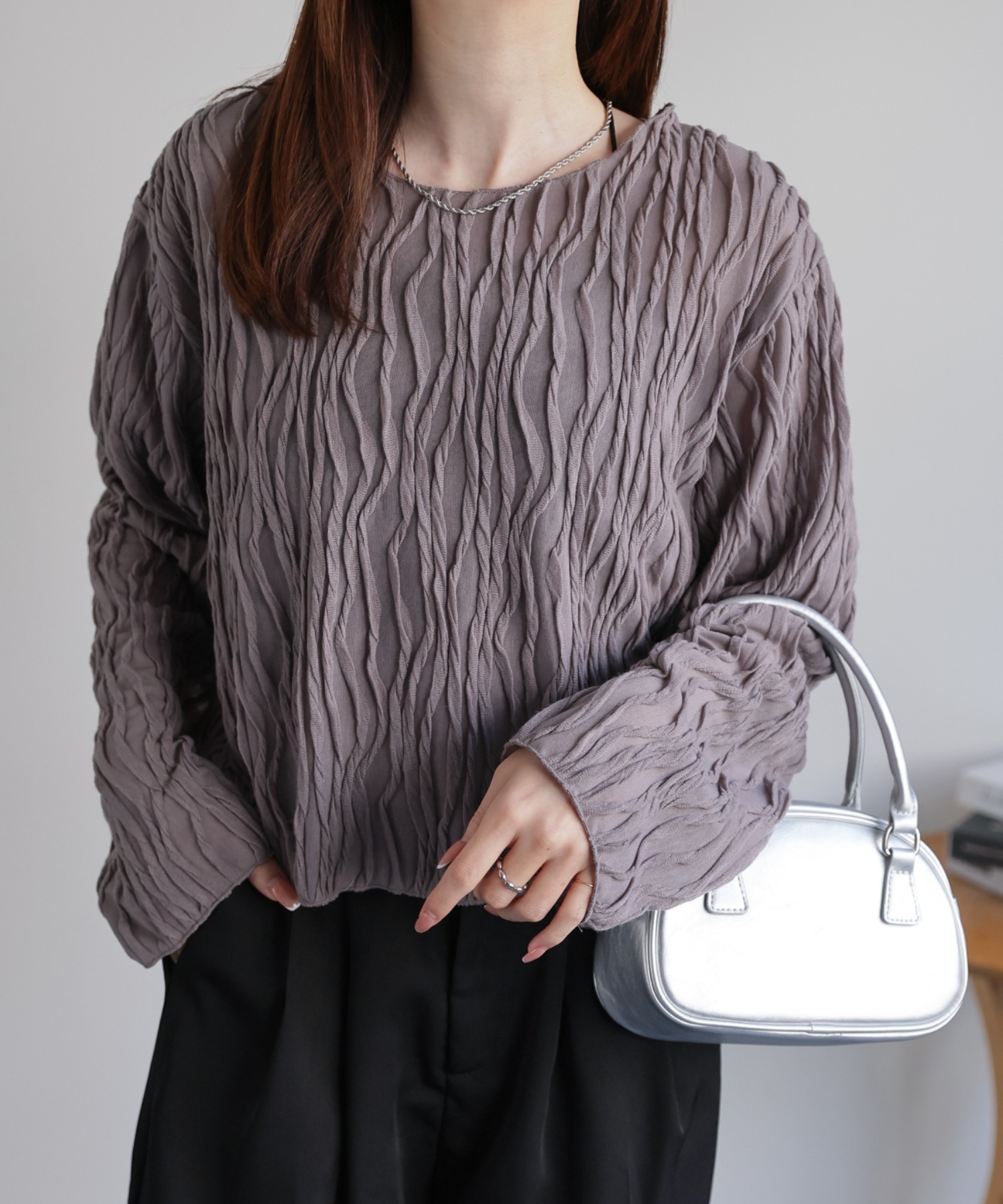 model：162㎝着用サイズ：S