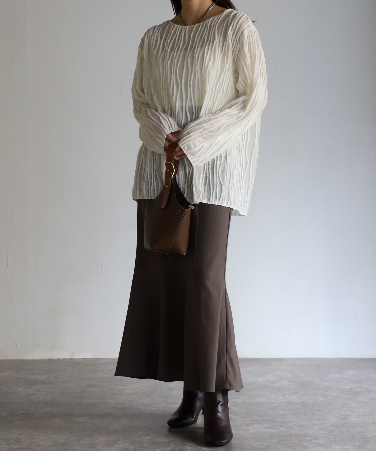 model:156cm着用サイズ：F