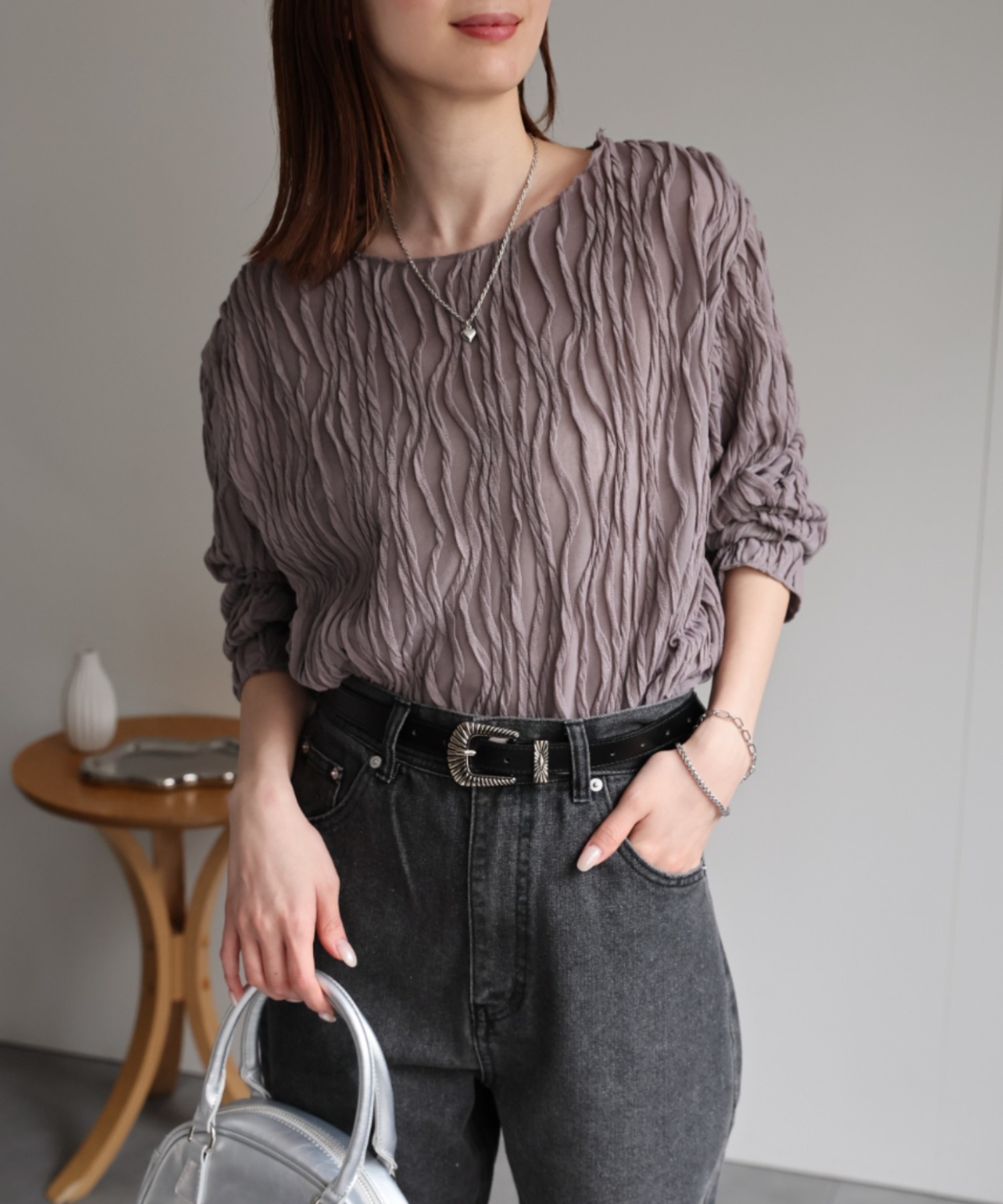 model：162㎝着用サイズ：F