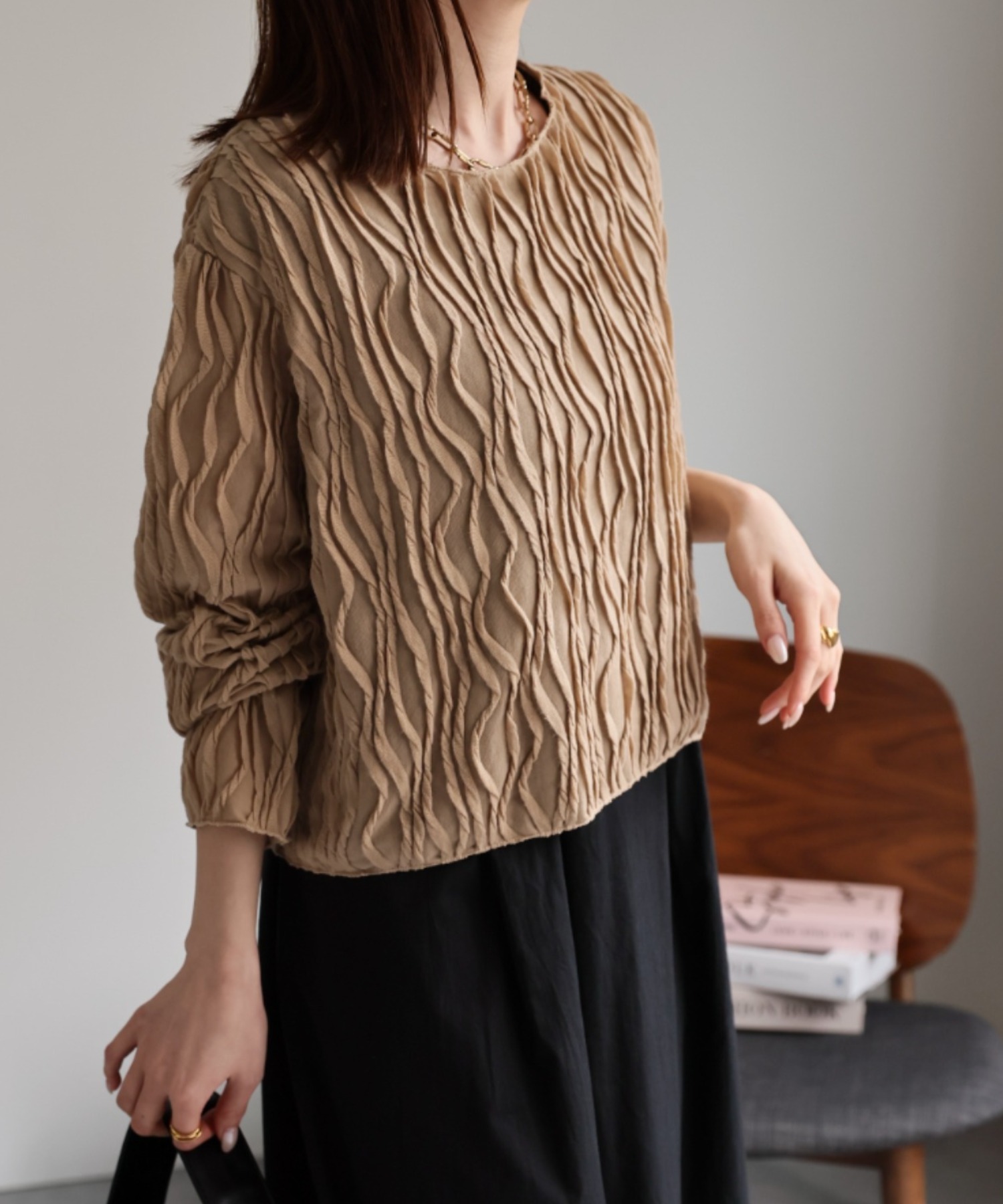 model：162㎝着用サイズ：S
