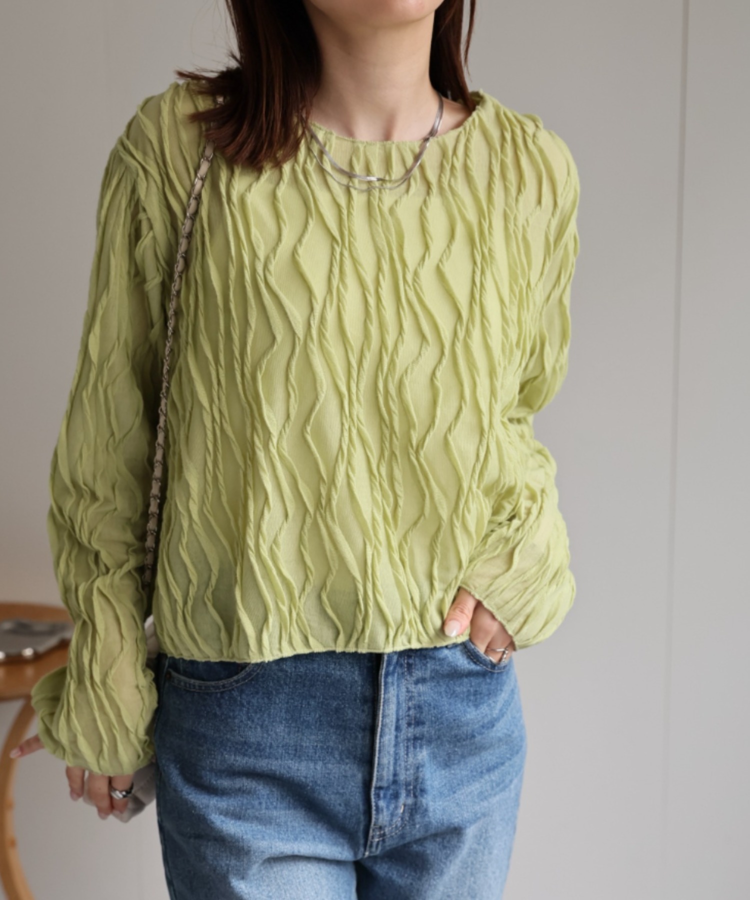 model：162㎝着用サイズ：S