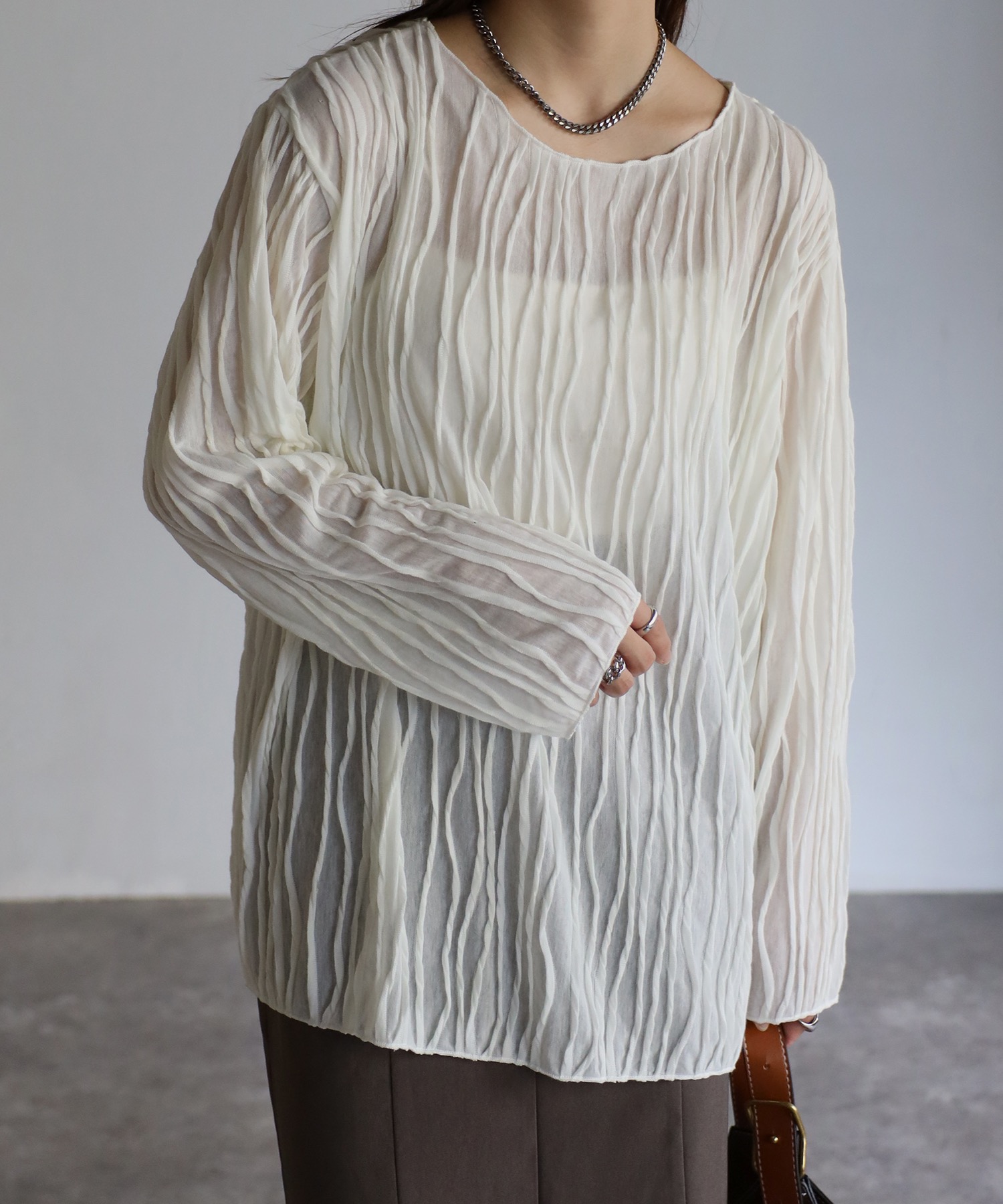model:156cm着用サイズ：F