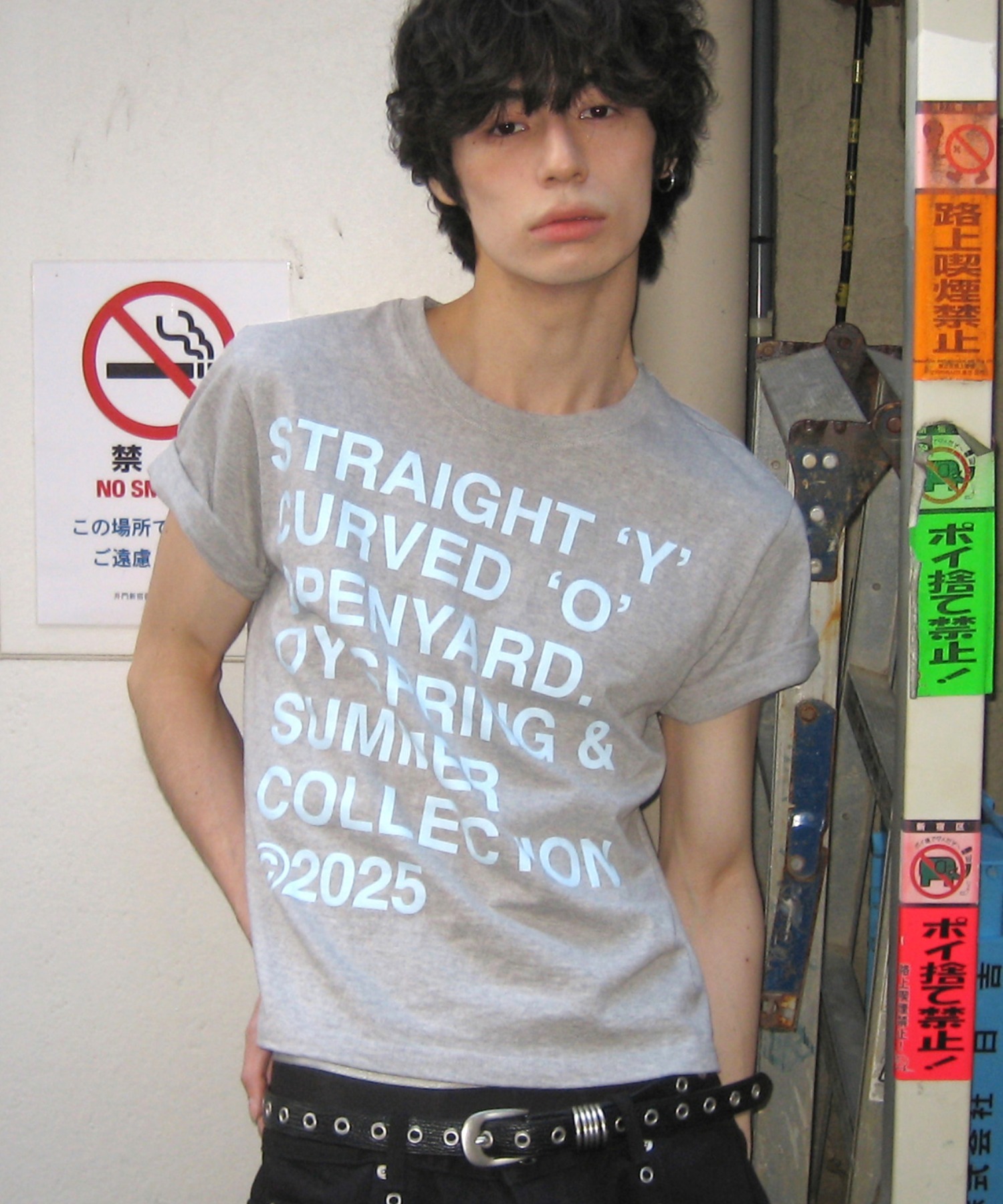 BOLD LETTERS TEE/ボールドレタースTシャツ OY│A'GEM/9×.KOM【公式