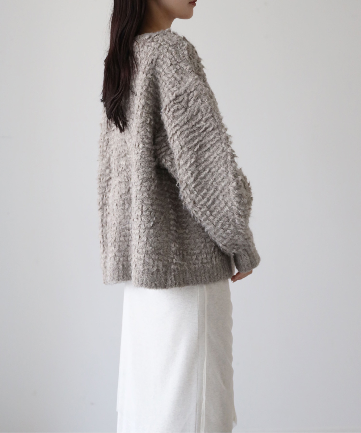 model：164cm. 着用サイズ：FREE