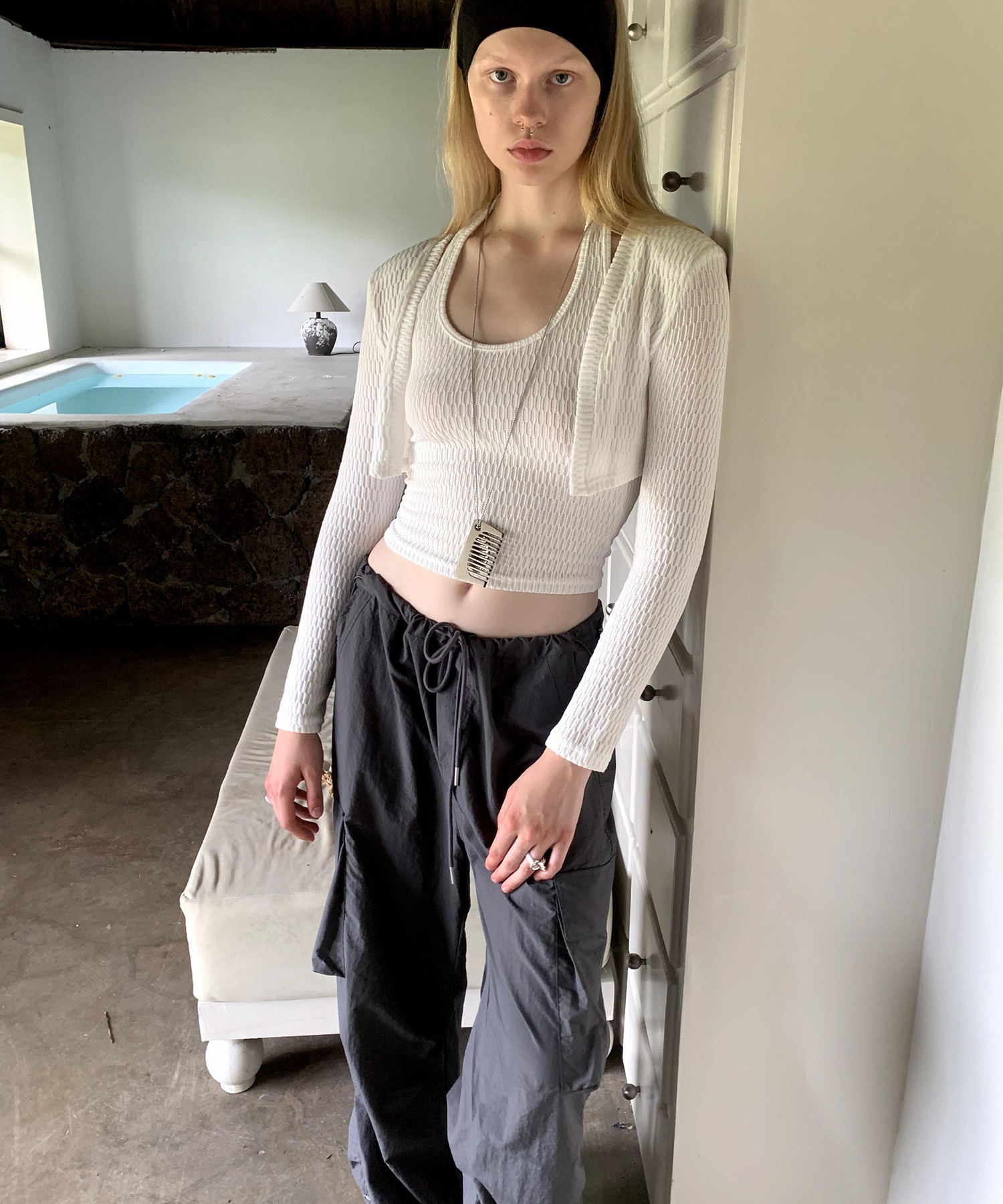 Christina Seewald タンクトップ BIOTOP(ビオトープ) / 【Christina Seewald】ASYMMETRIC VEST