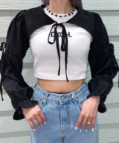 サイバードッグ CYBERDOG ショート丈 カーディガン ボレロ