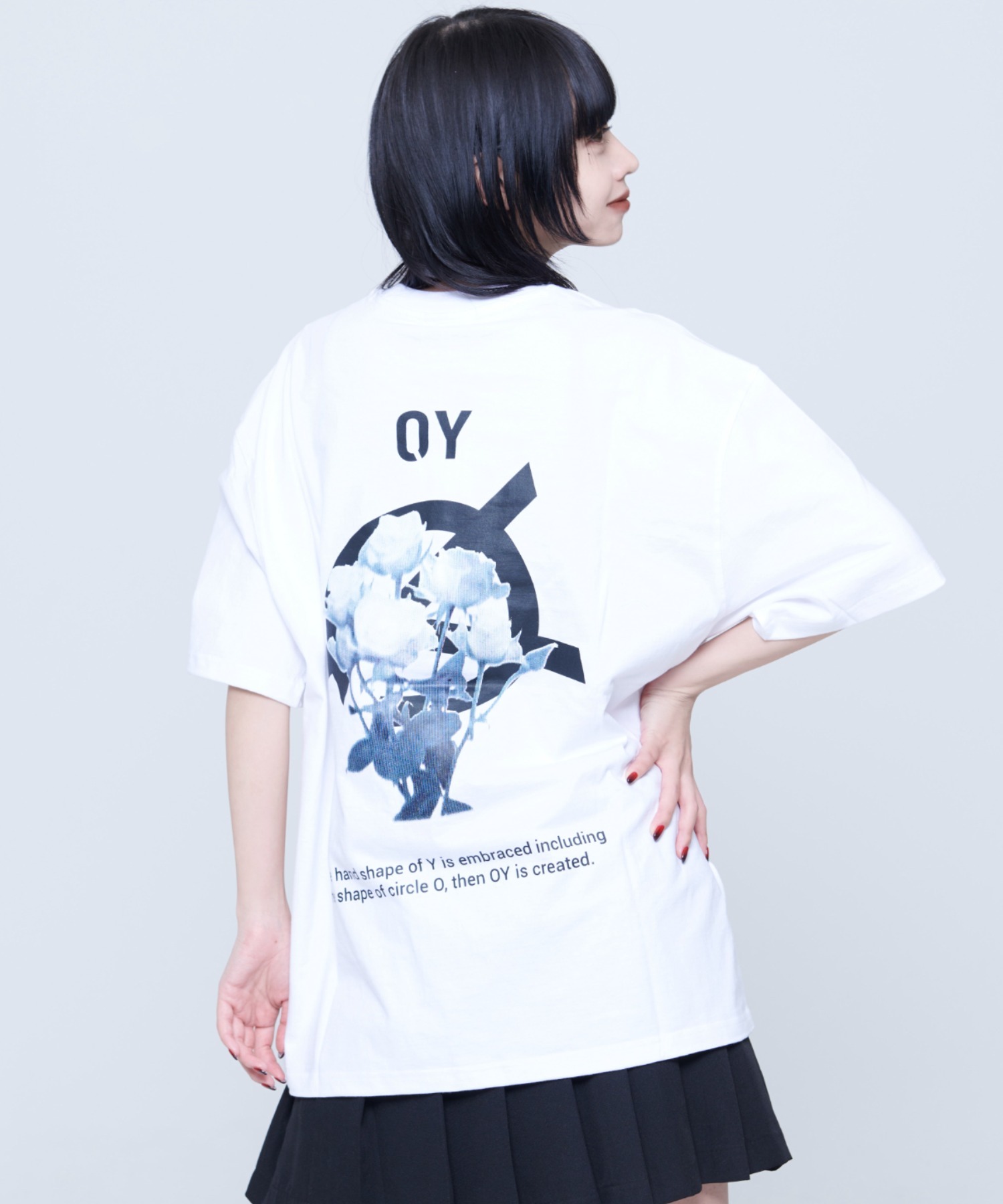 OY/オーワイ』 HOLOGRAM FLOWER T/ホログラムフラワー 半袖T