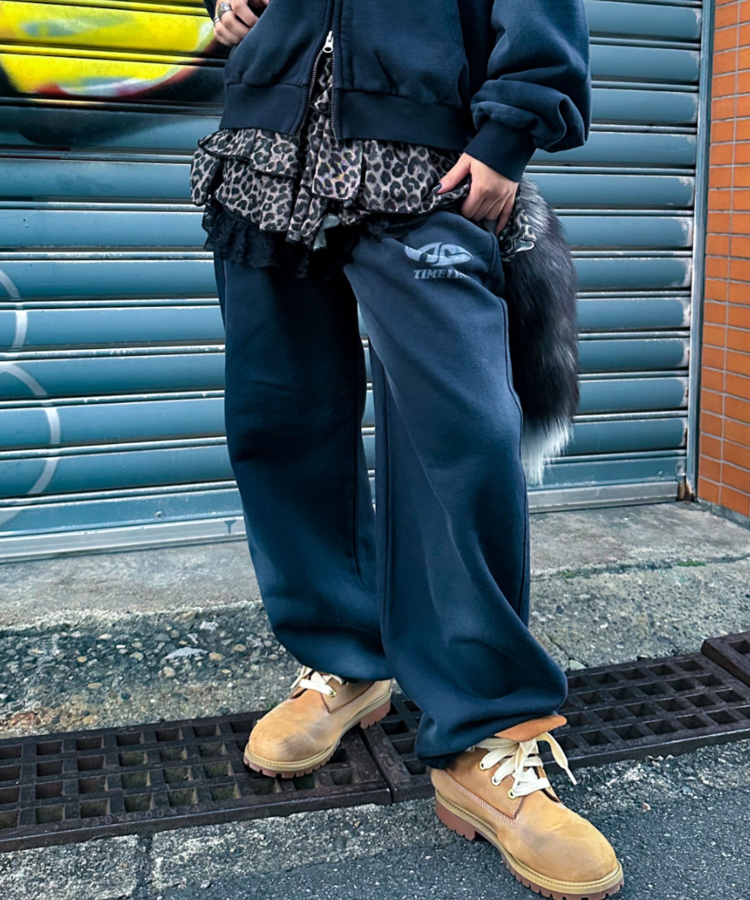 A'GEM/9 × .kom 『A'gem/エージェム』 加工スウェットパンツ A'gem│A