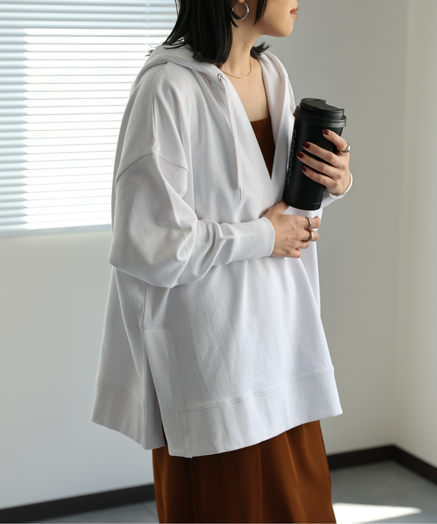 model:162㎝　着用サイズ:FREE